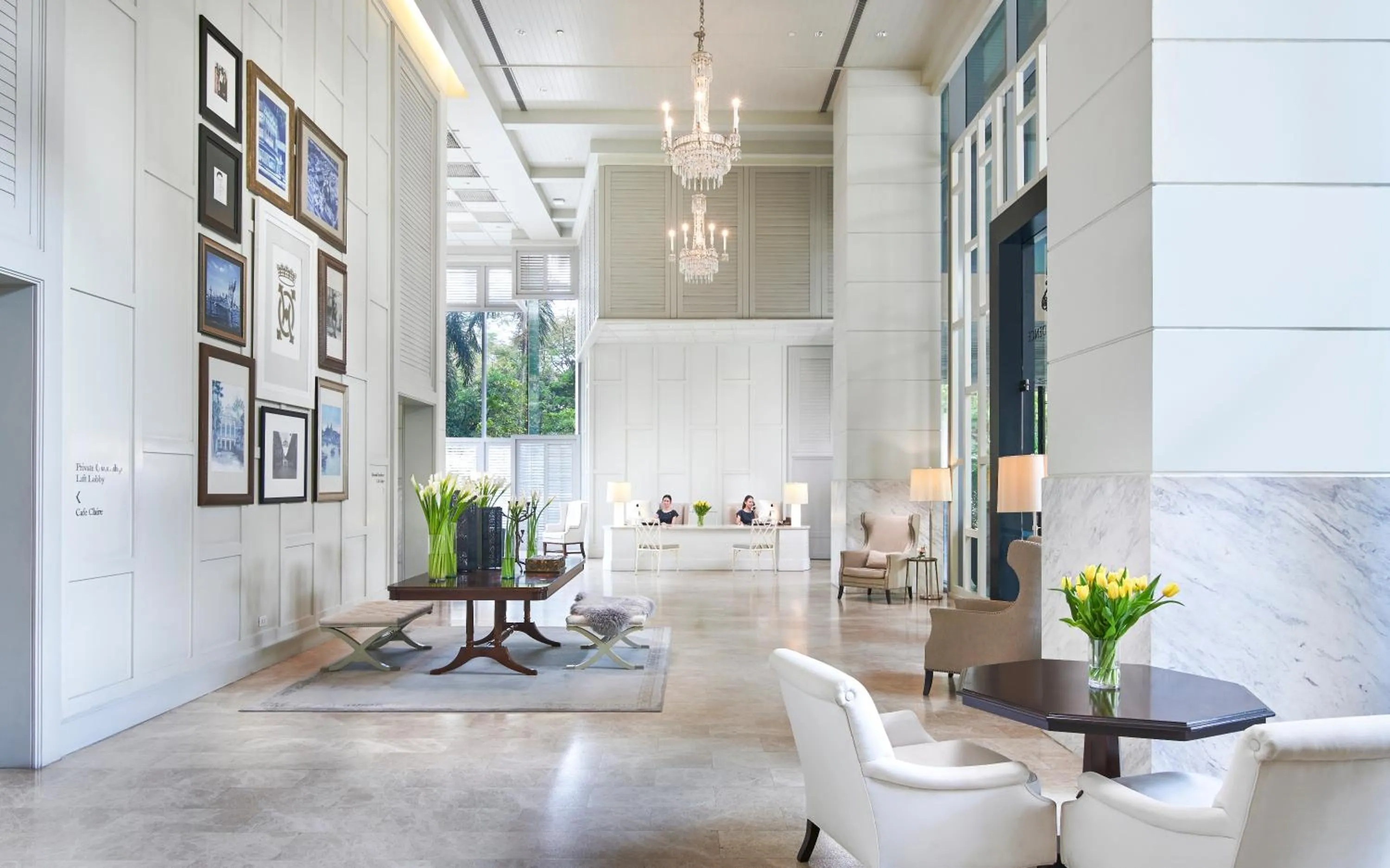 Lobby or reception in Oriental Residence Bangkok