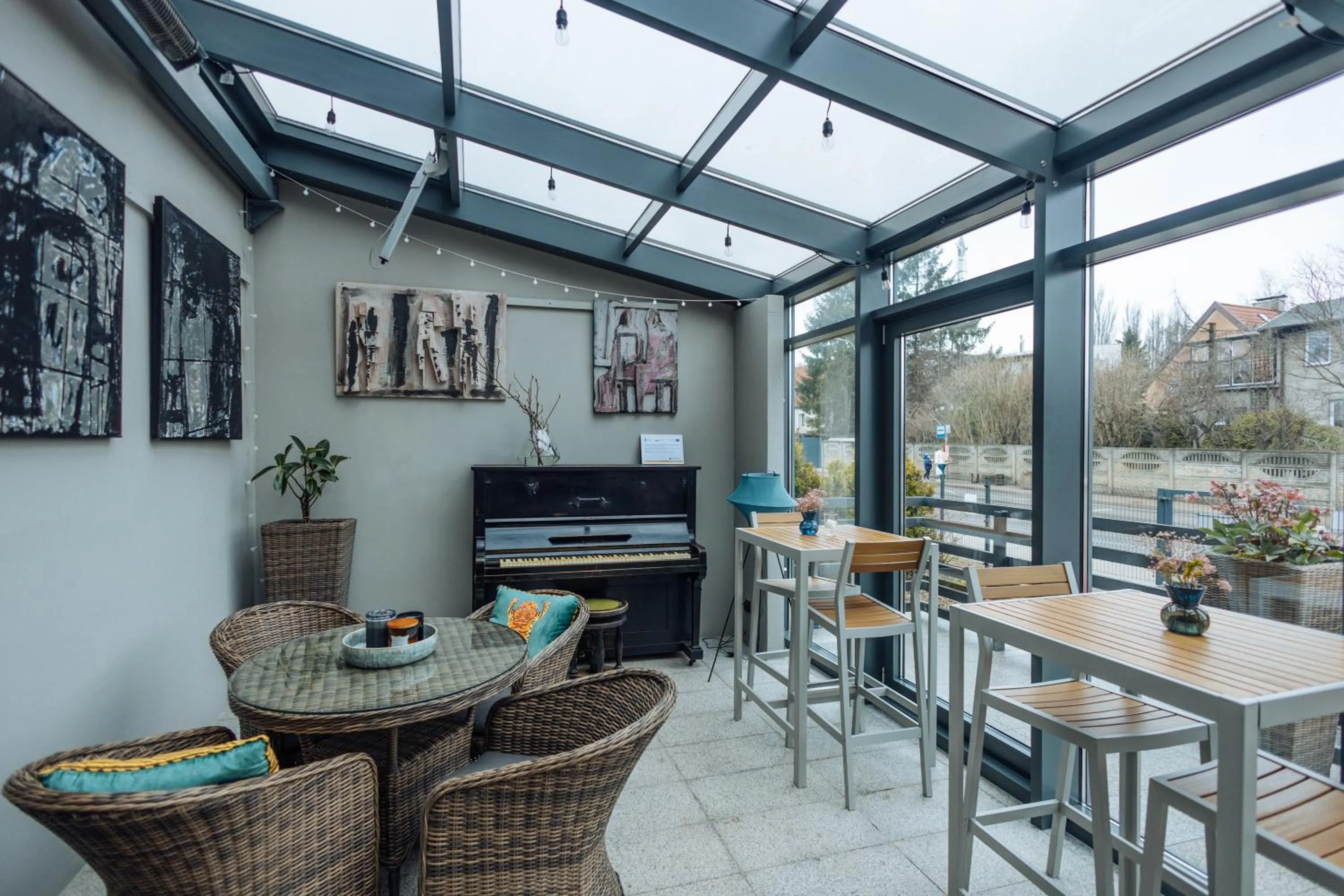 Seating area in Hotel Beethoven
