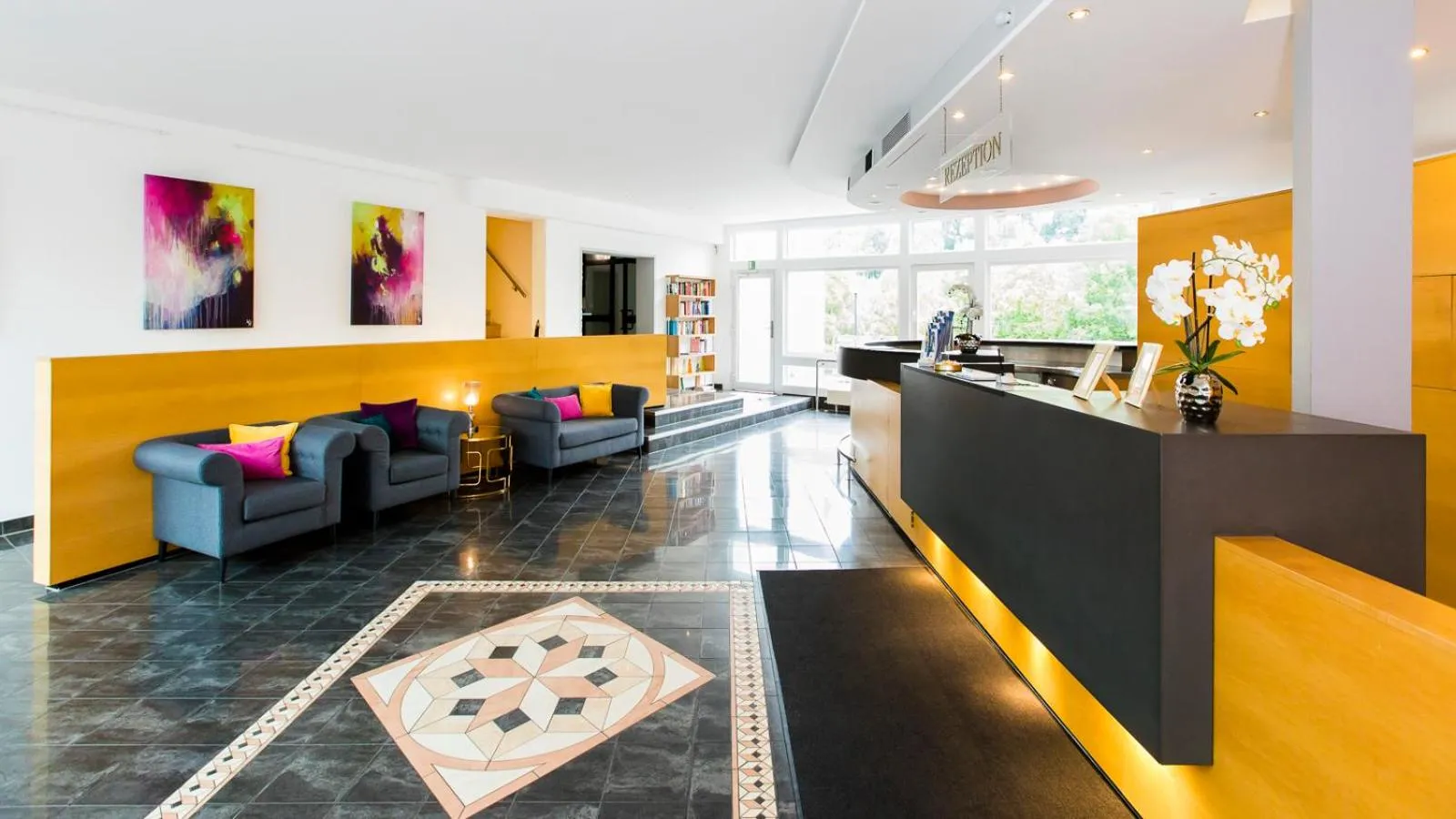 Lobby or reception in Hotel Schützenhof