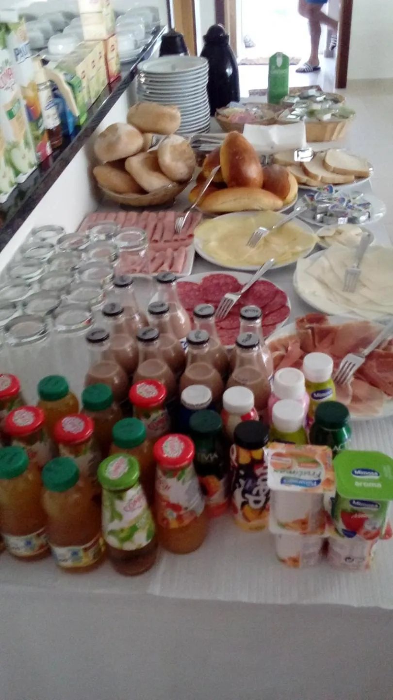 Continental breakfast in Pousada Tires Guest House