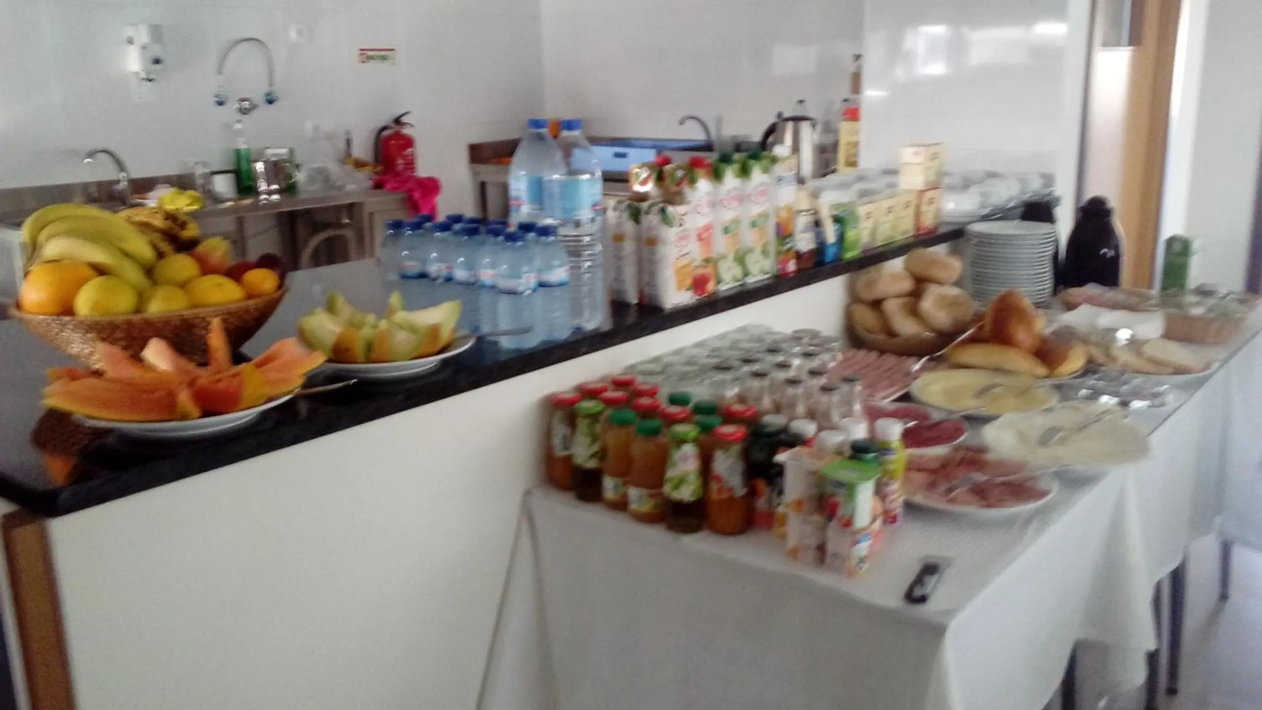 Continental breakfast in Pousada Tires Guest House