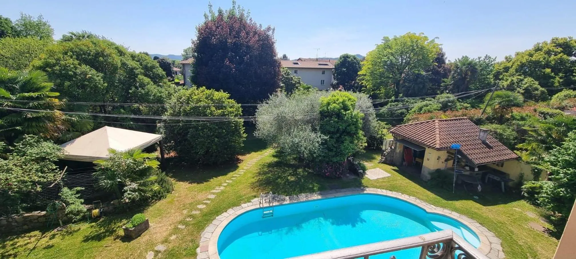 Garden view in Rainbow Relais