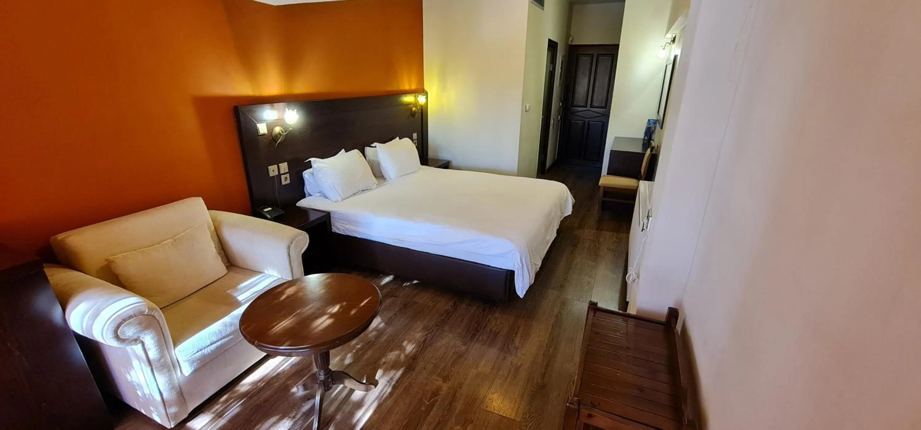 Bedroom, Bed in Manthos Mountain Resort & Spa