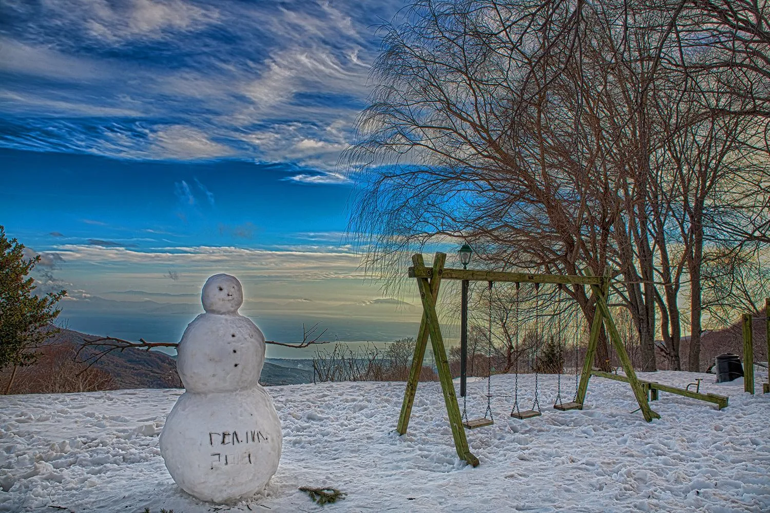 Garden view in Manthos Mountain Resort & Spa