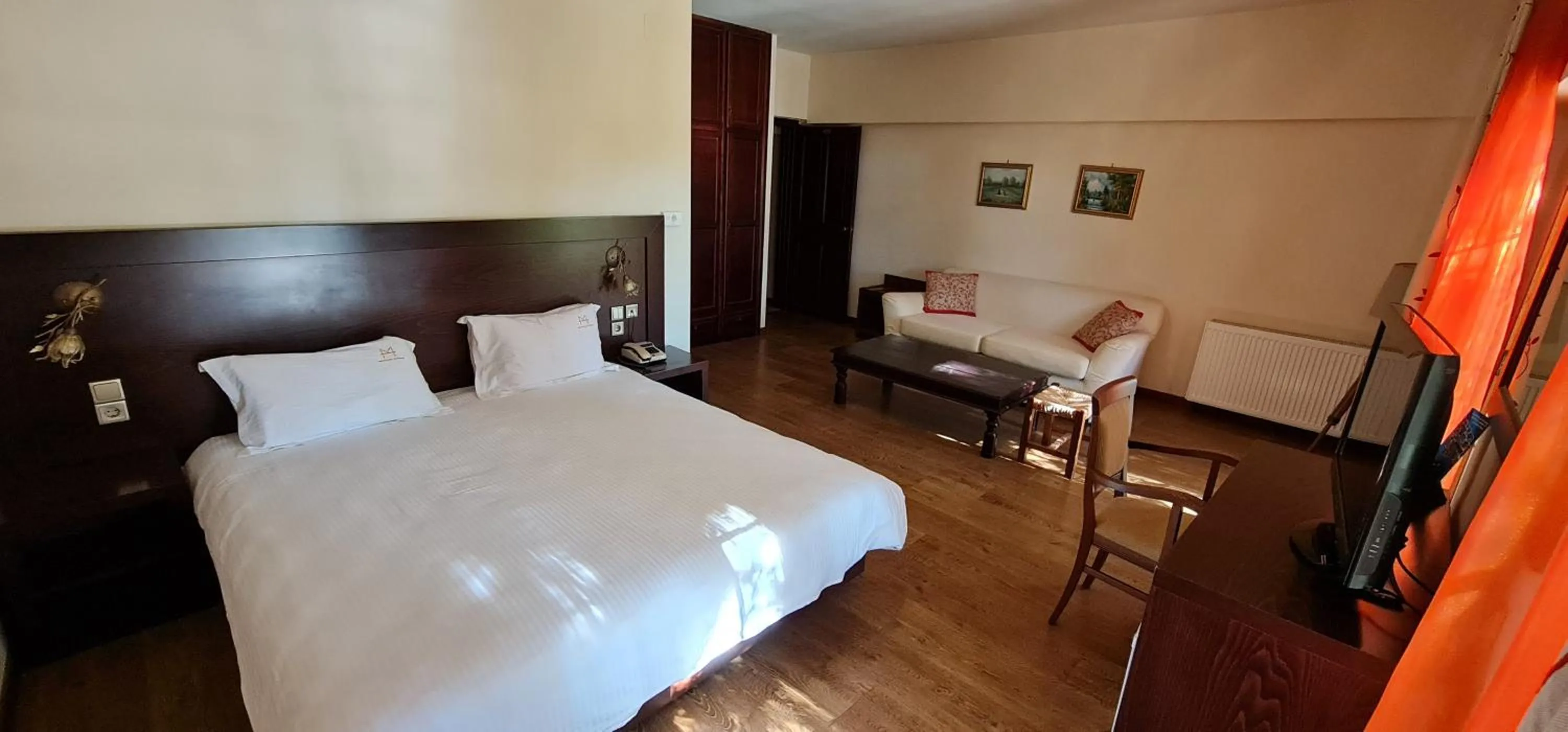 Photo of the whole room, Bed in Manthos Mountain Resort & Spa