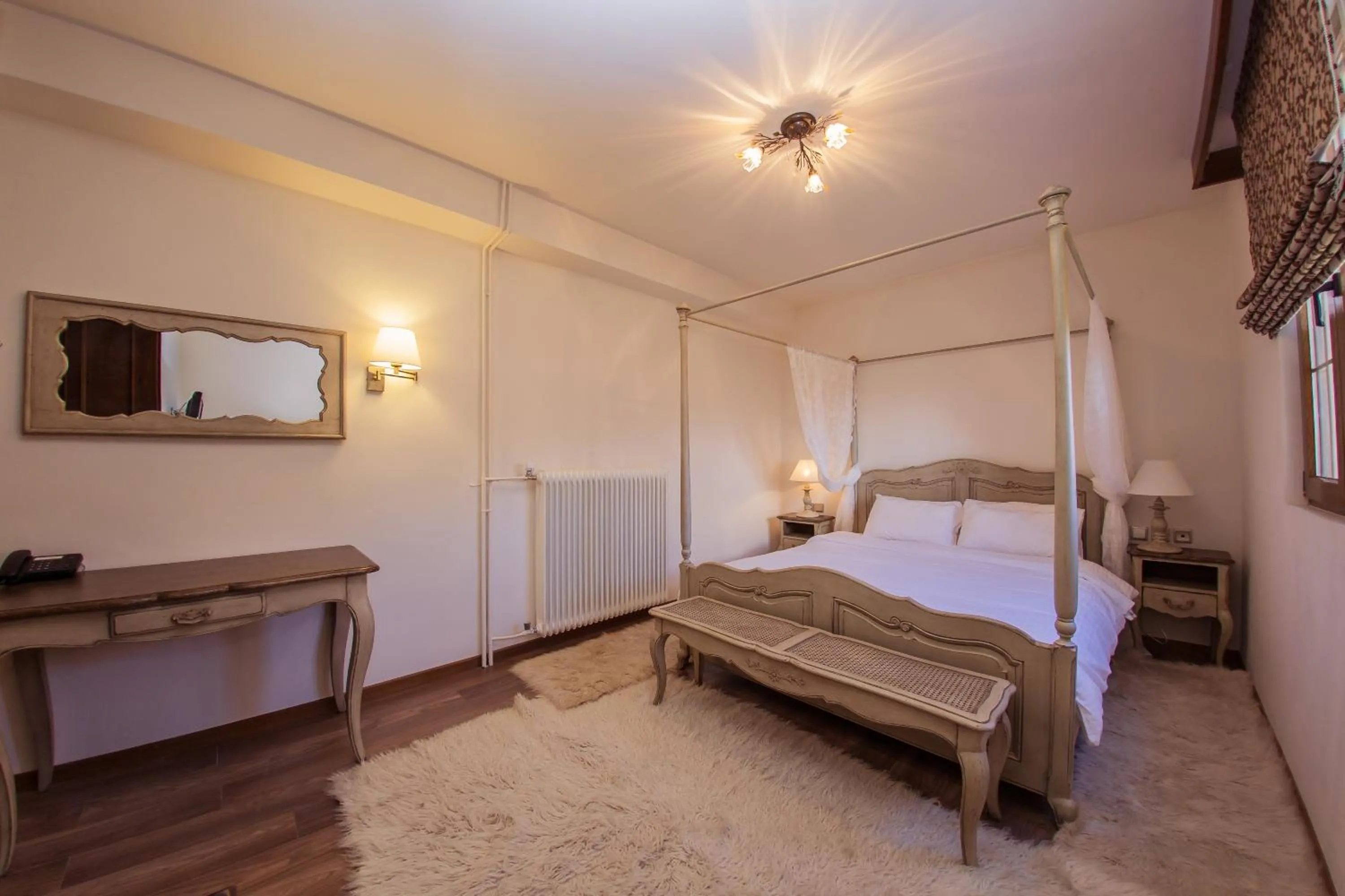 Bedroom, Bed in Manthos Mountain Resort & Spa