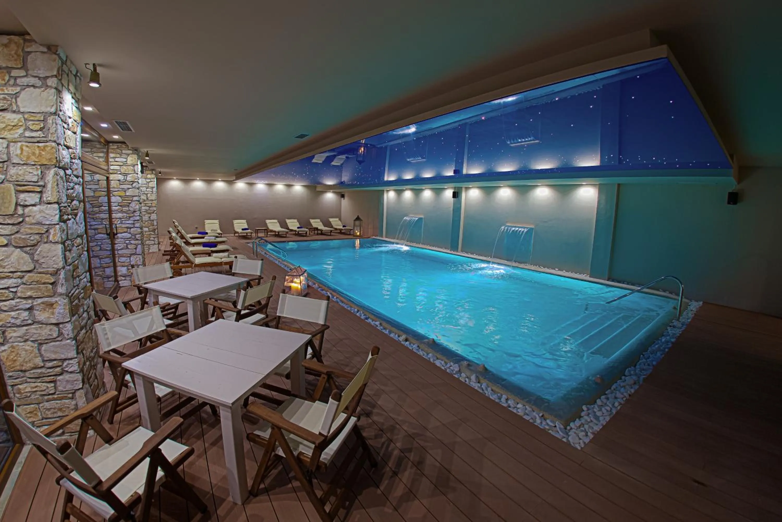 Swimming pool in Manthos Mountain Resort & Spa