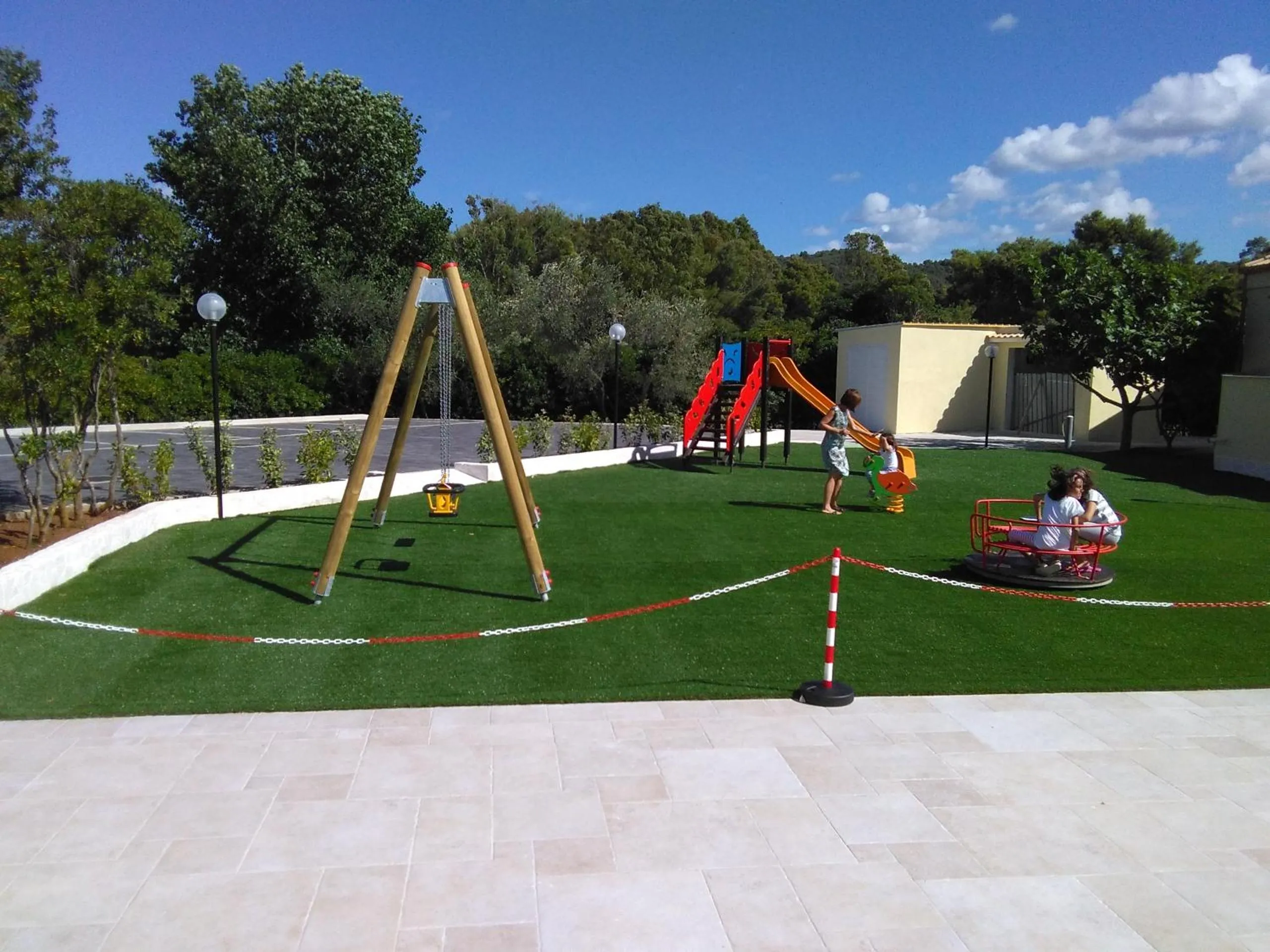 Children play ground in Hotel Sfinalicchio