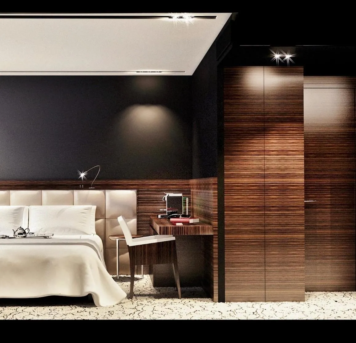 Bed in Howard Hotel Paris Orly Airport