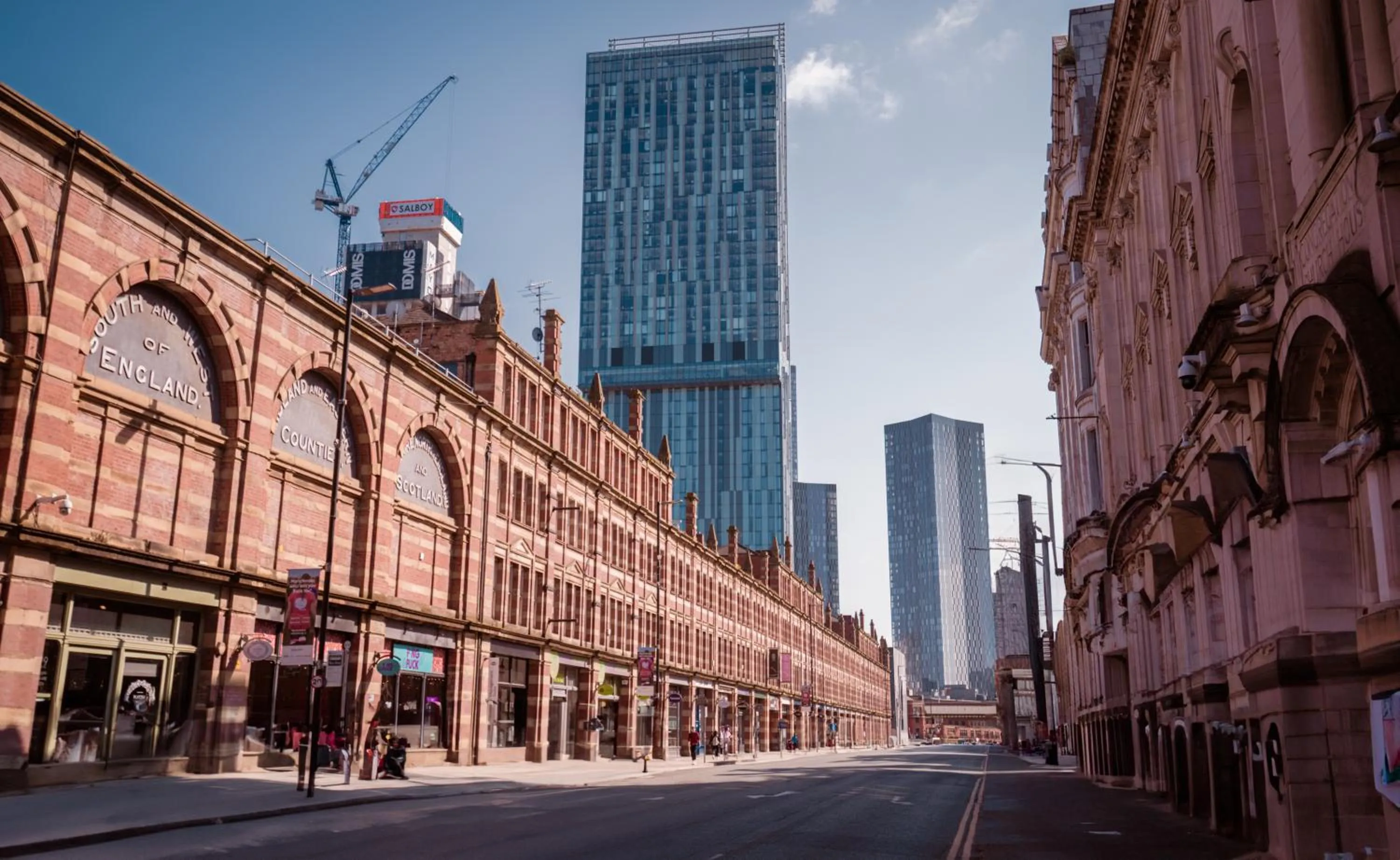 Property building in The Manchester Deansgate Hotel, by IHG