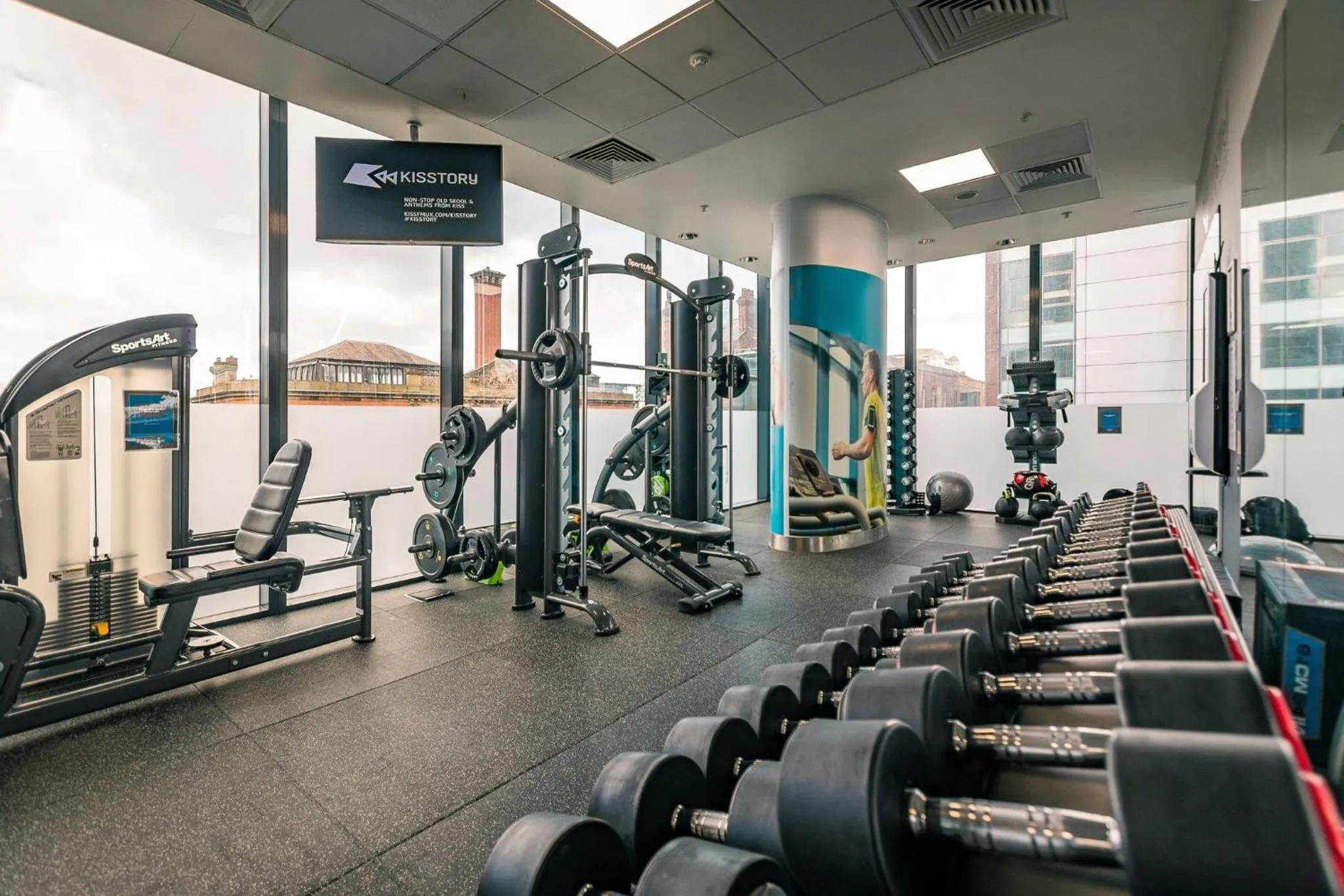 Fitness centre/facilities in The Manchester Deansgate Hotel, by IHG