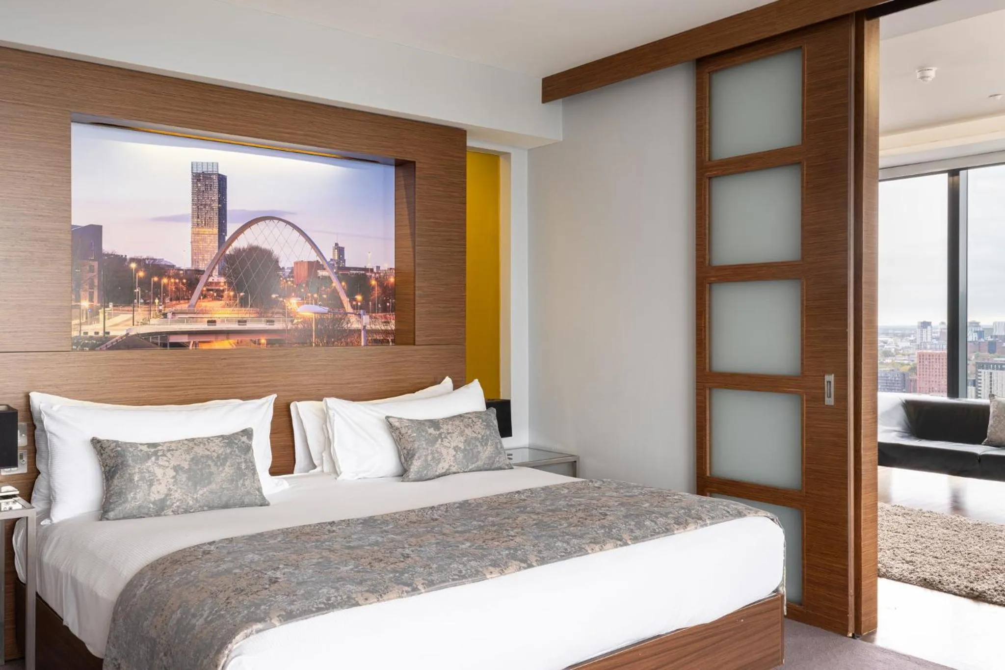 Bedroom, Bed in The Manchester Deansgate Hotel, by IHG