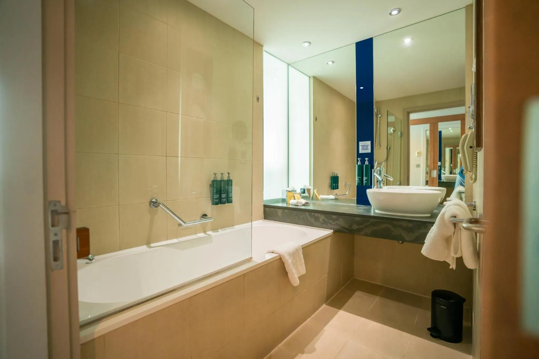 Bathroom in The Manchester Deansgate Hotel, by IHG