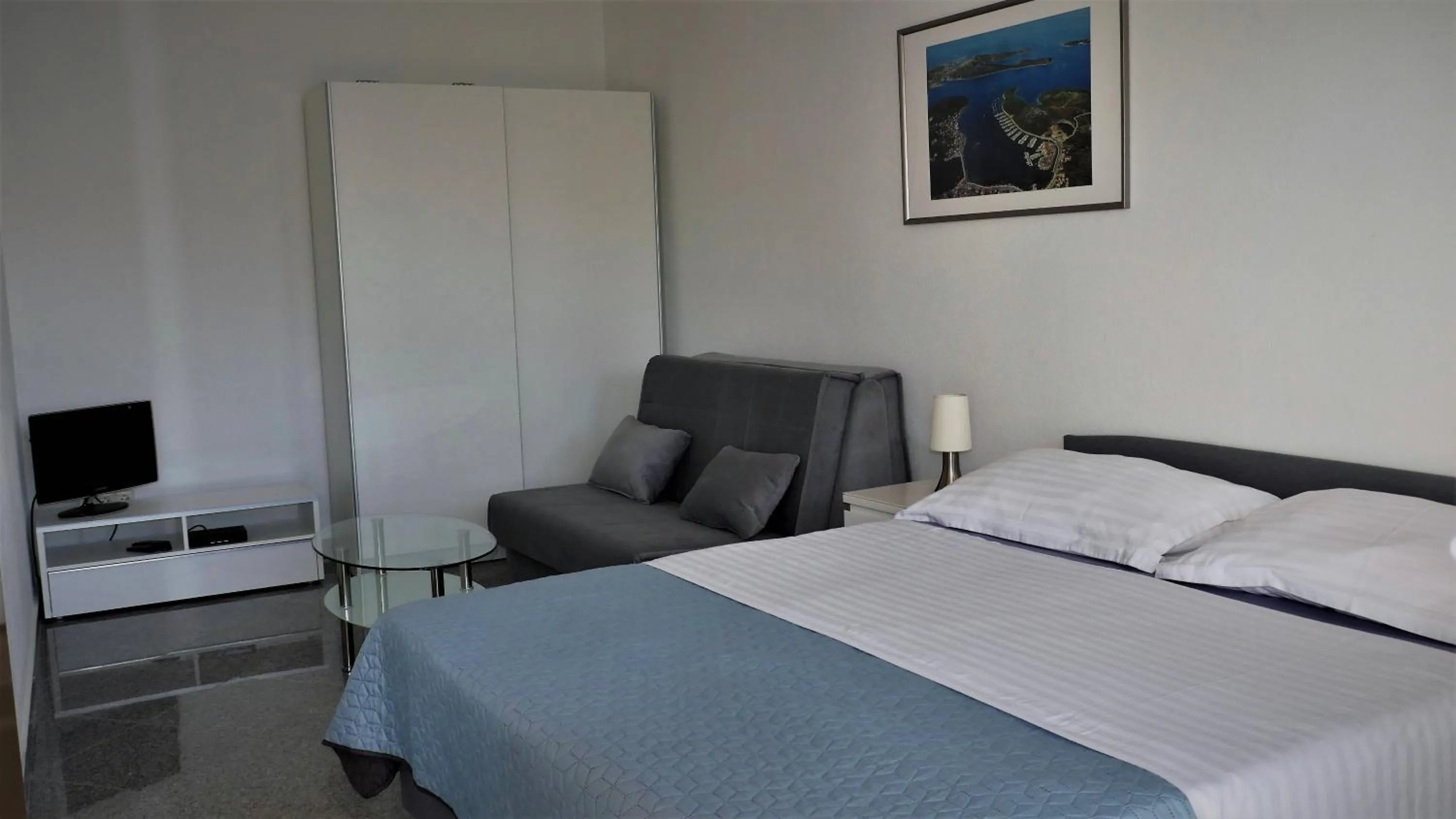 Bedroom, Bed in Direkt am Meer-Apartments Puntaplanka