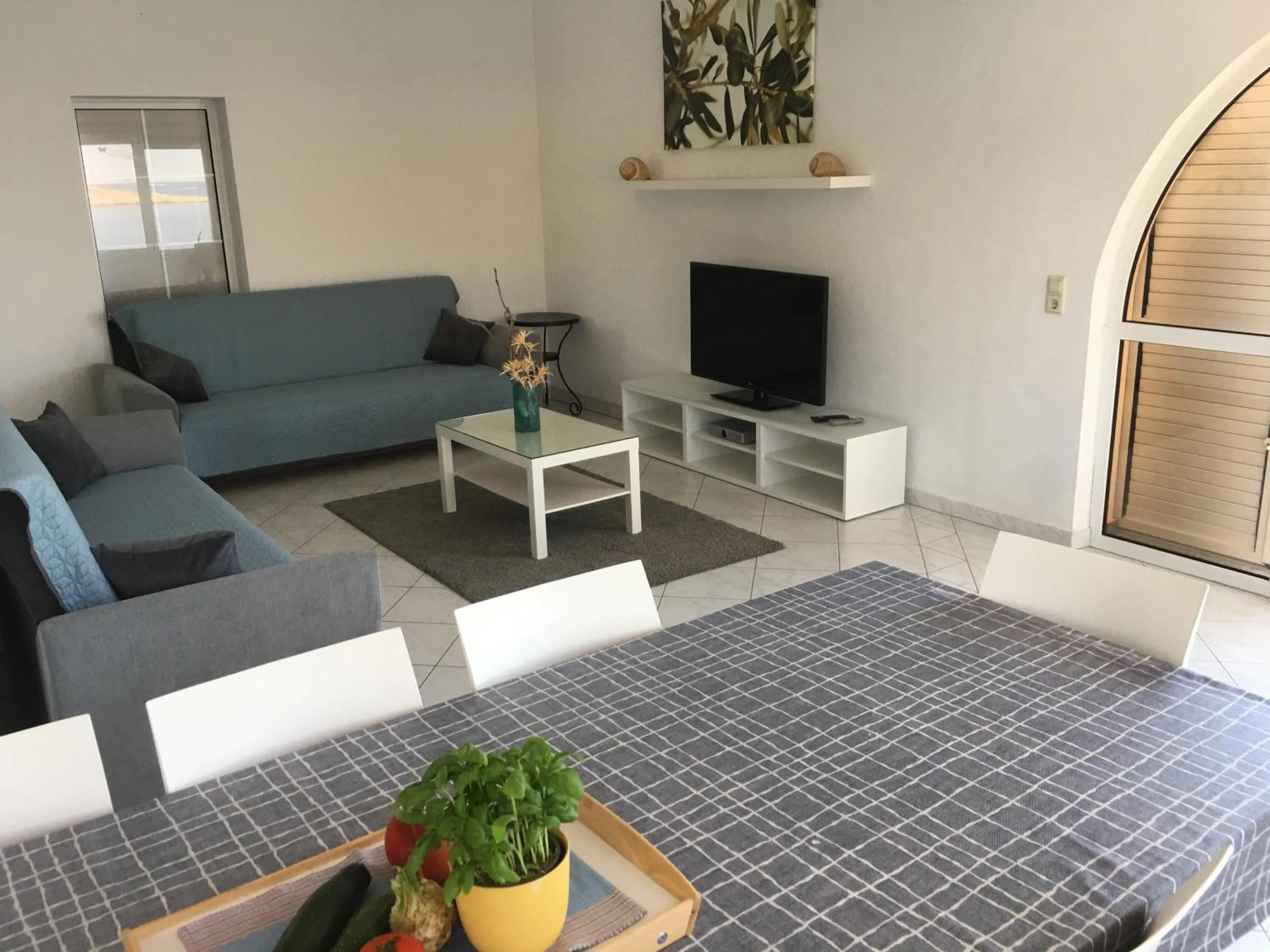Living room in Direkt am Meer-Apartments Puntaplanka
