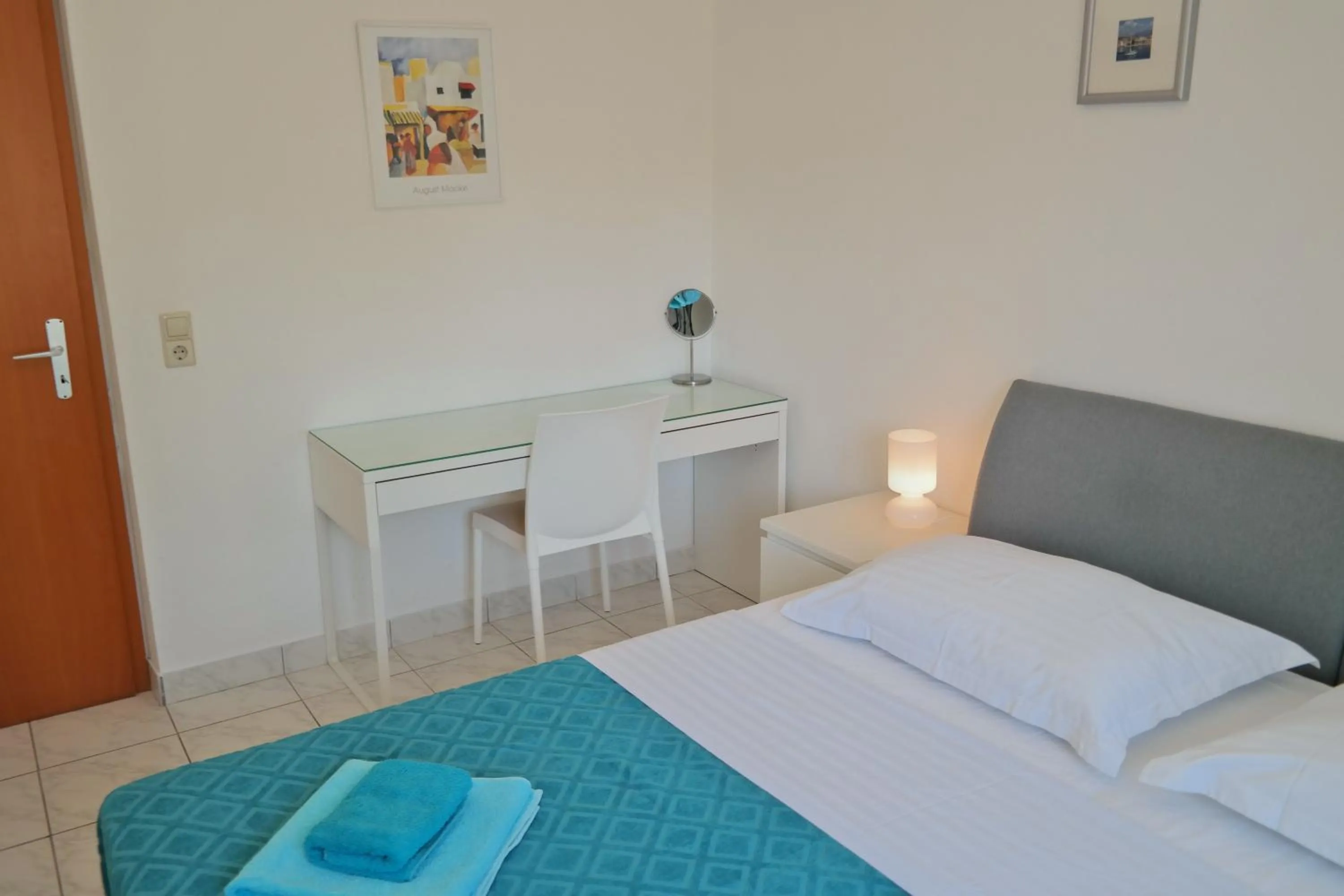 Bedroom, Bed in Direkt am Meer-Apartments Puntaplanka