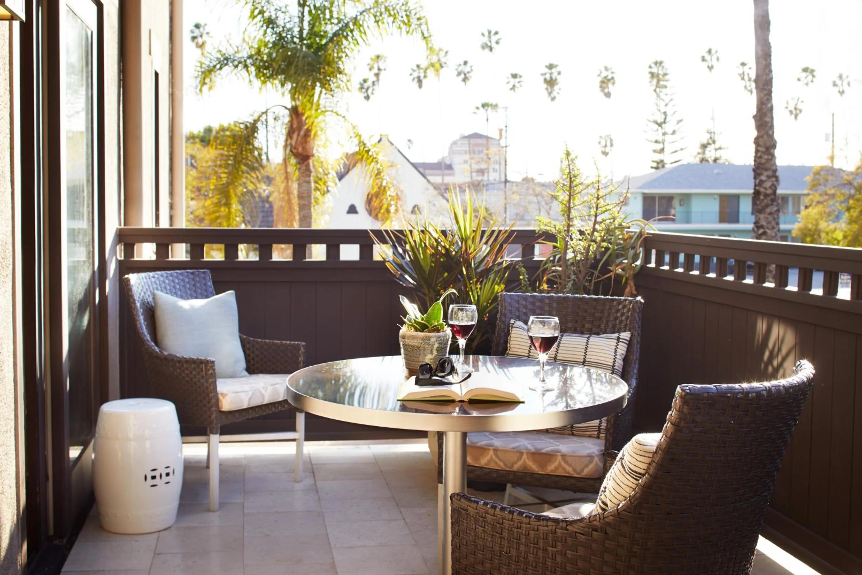 Patio in Ambrose Hotel