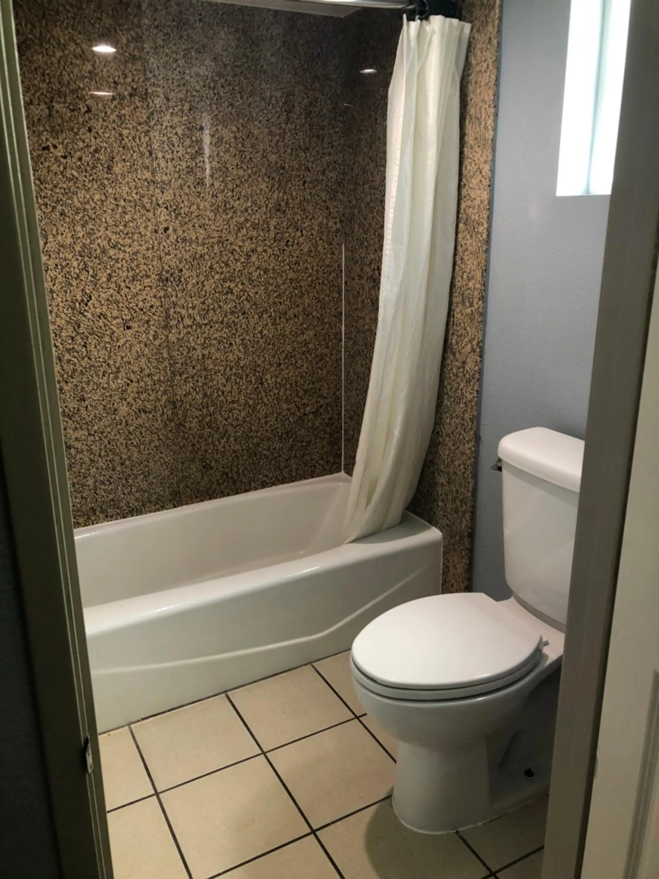 Shower in La Mirage Inn LAX Airport