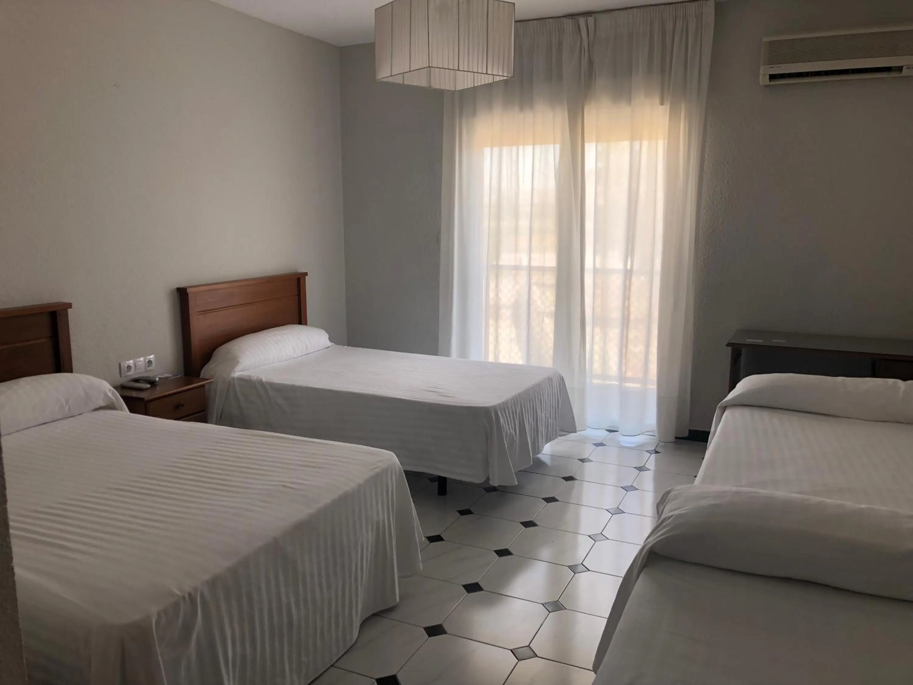 Bed in Hotel Santa Fe