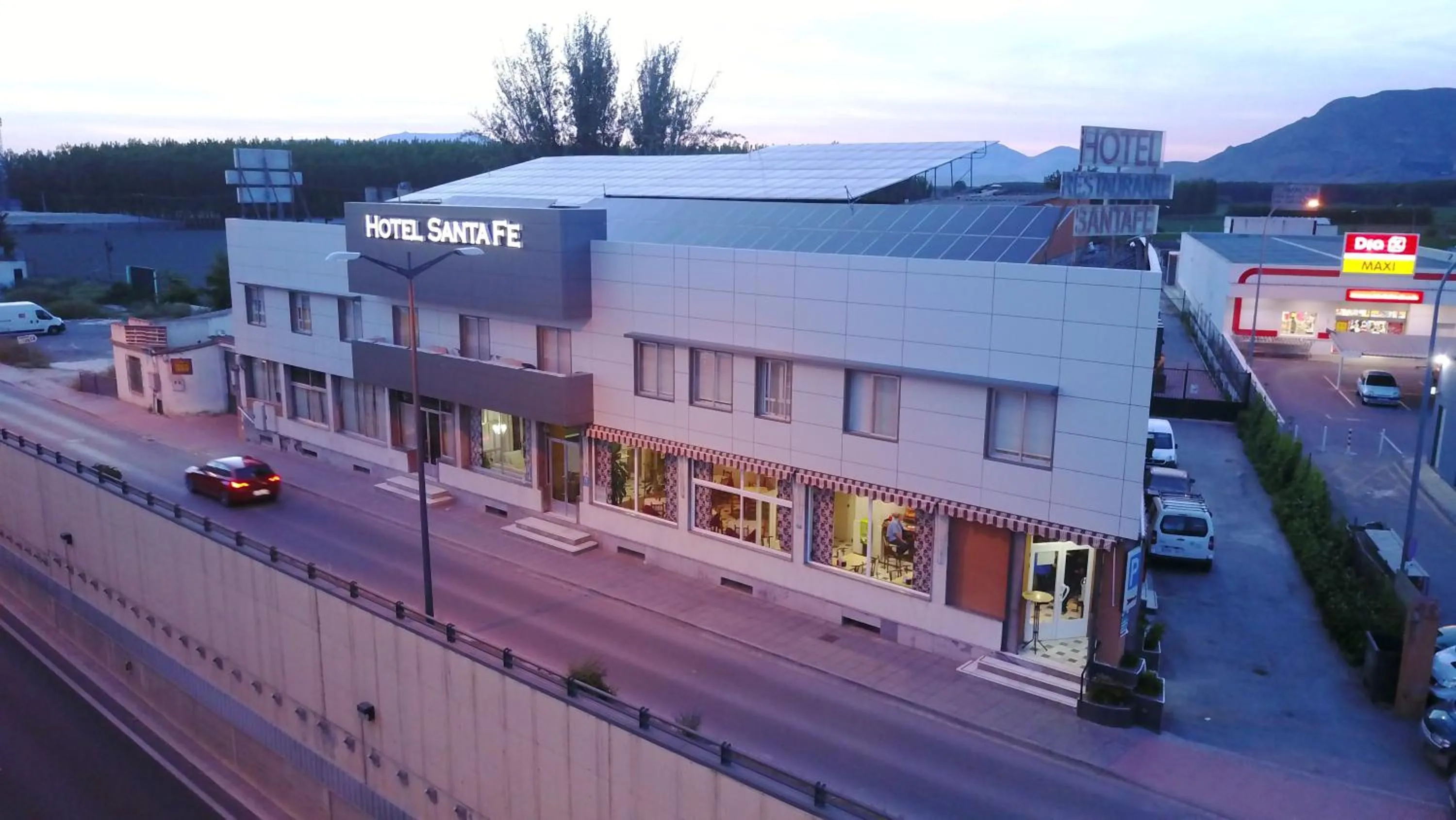 Facade/entrance in Hotel Santa Fe