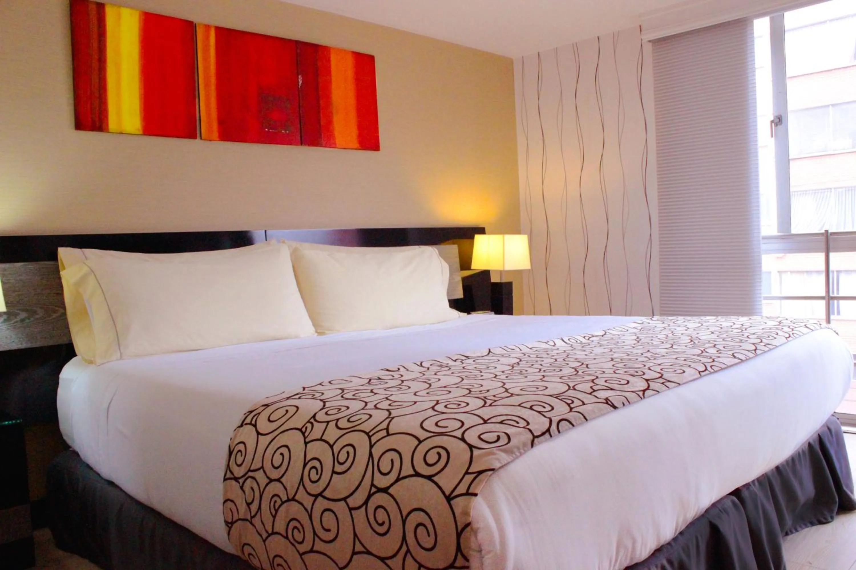 Bedroom, Bed in Hotel Bogota Expocomfort - Embajada Americana