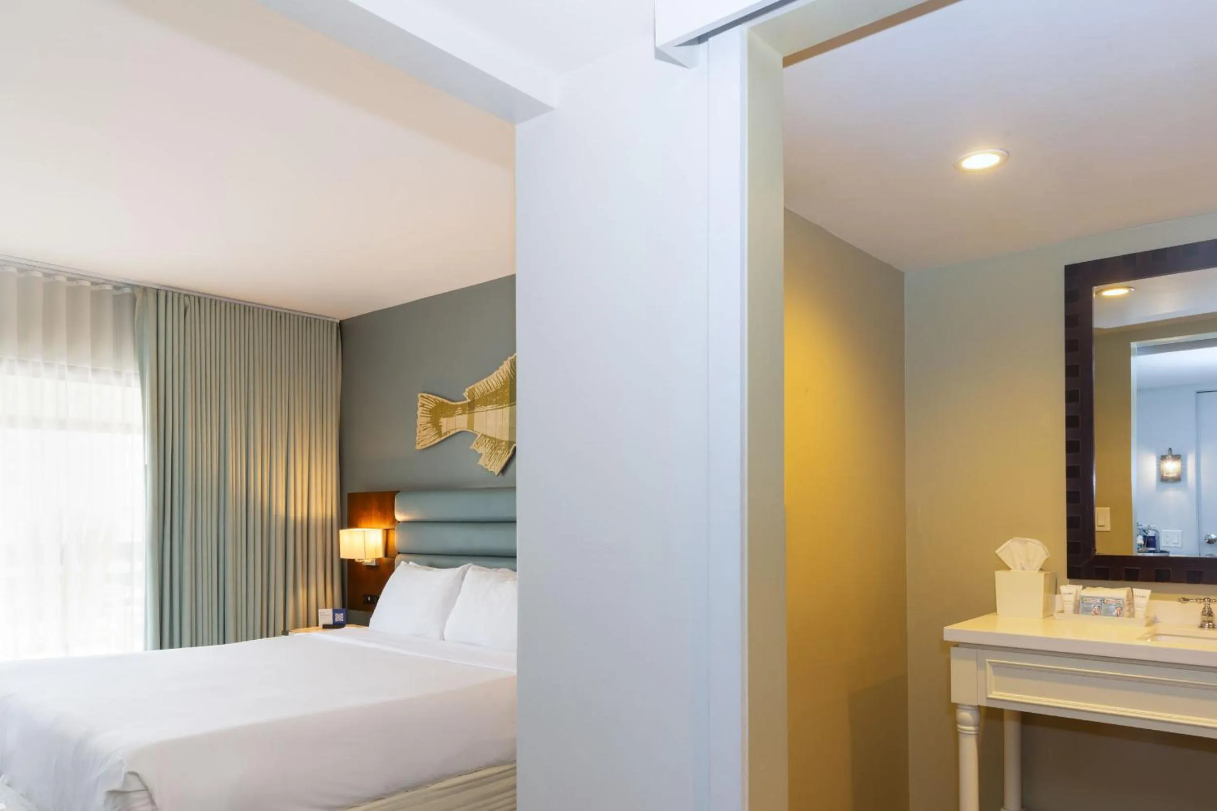 Bed in Lakehouse Resort