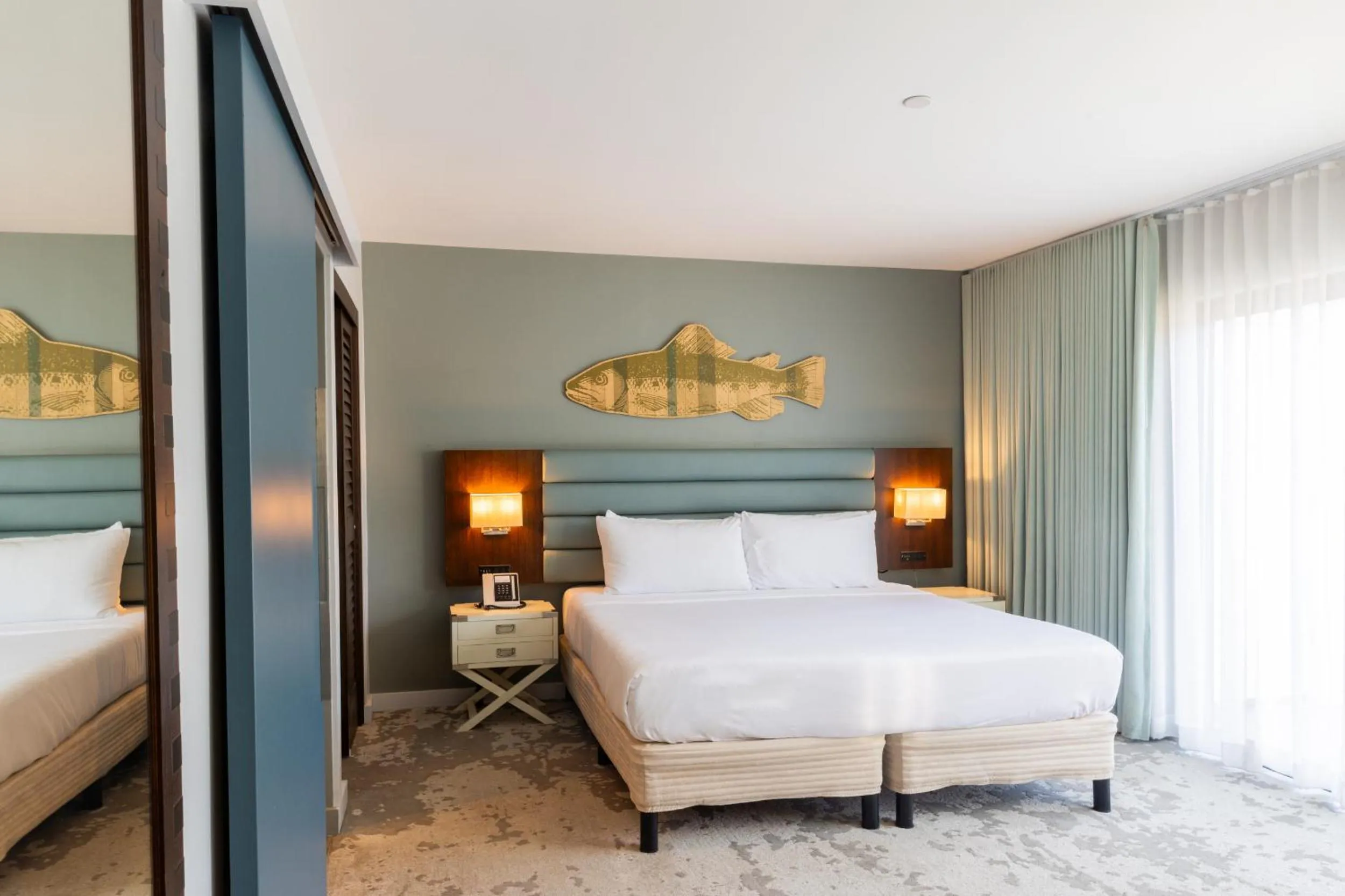 Bed in Lakehouse Resort