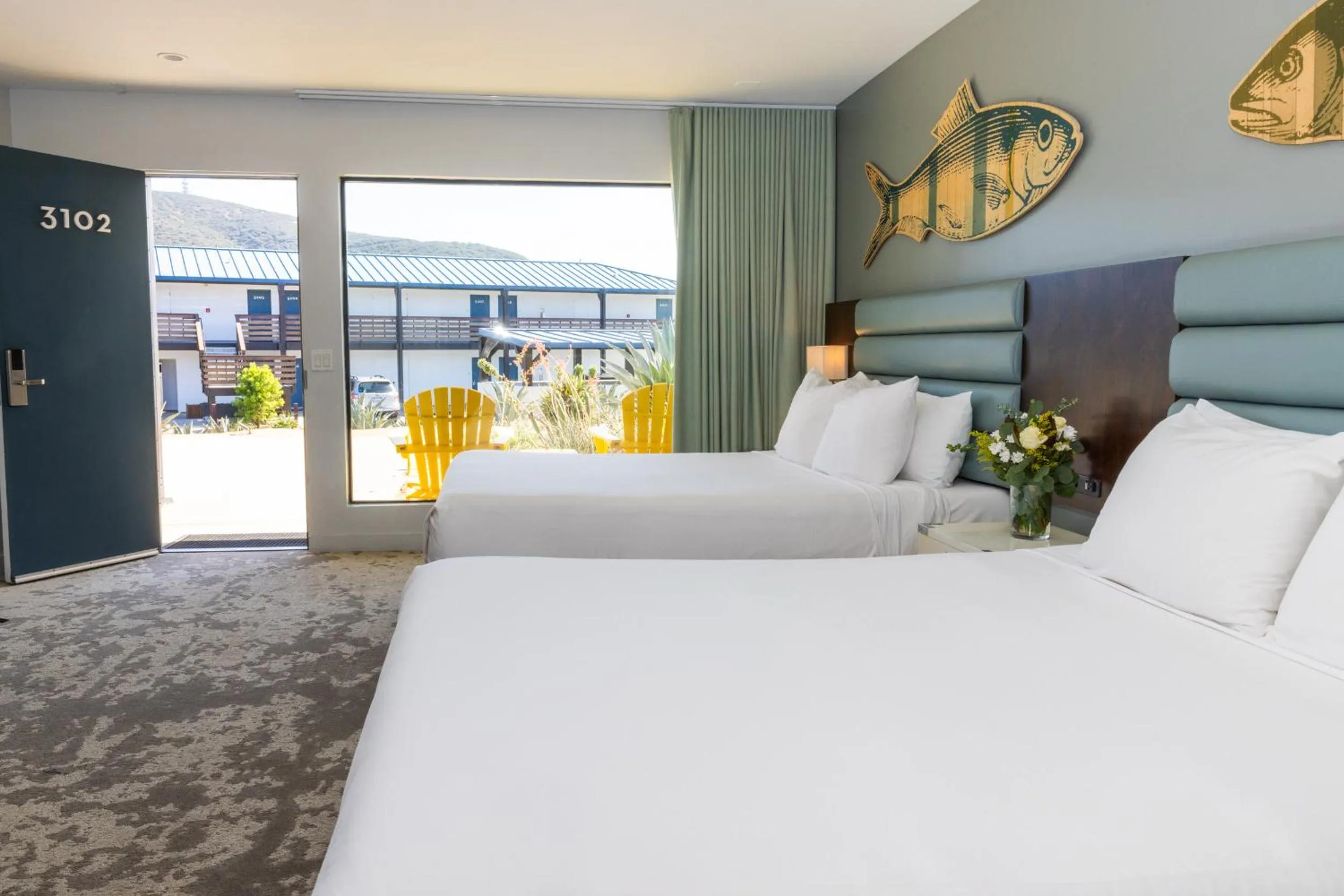 Bed in Lakehouse Resort