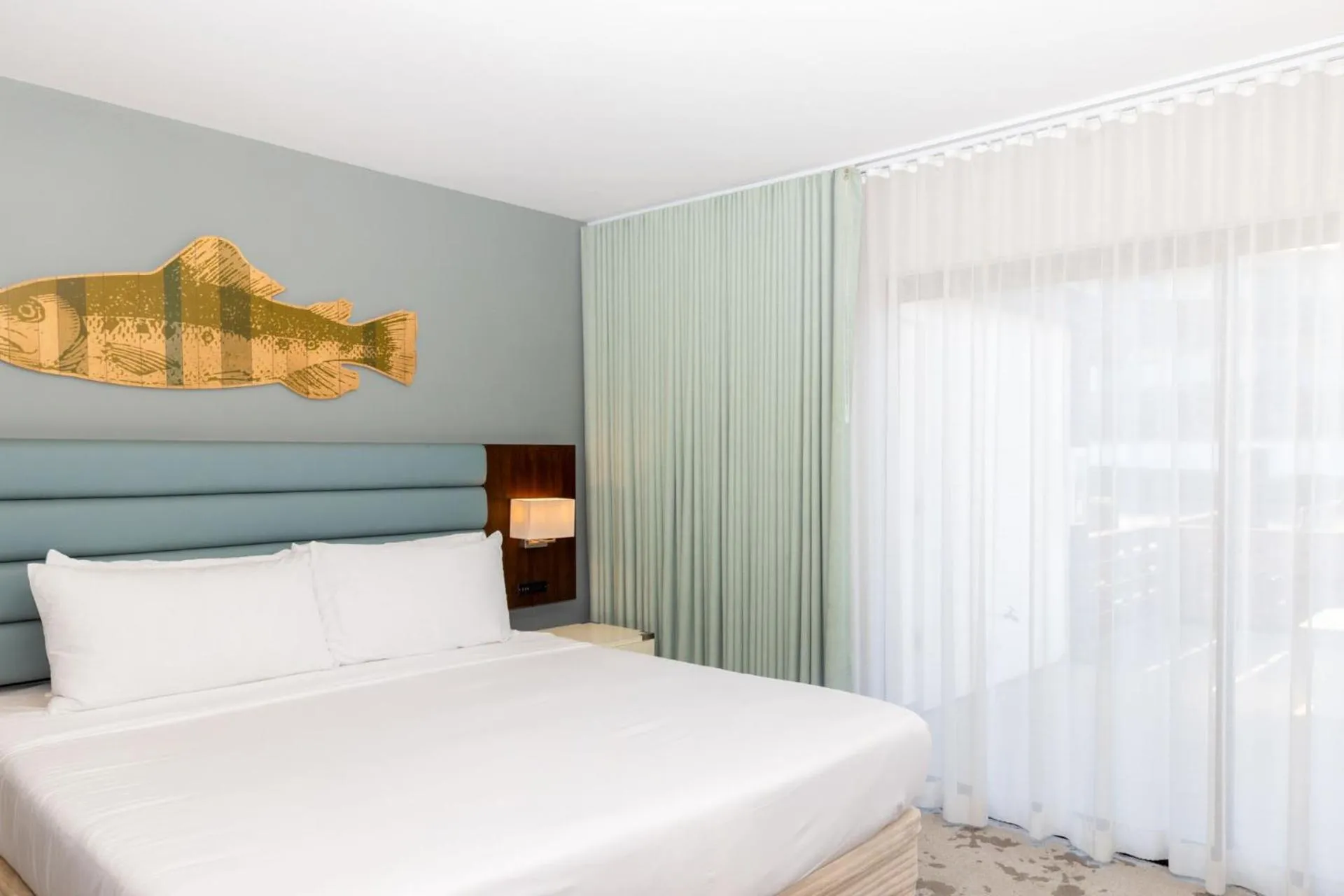 Bed in Lakehouse Resort