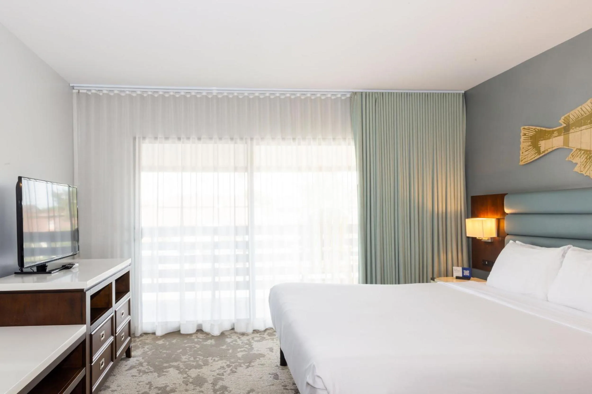 Bed in Lakehouse Resort