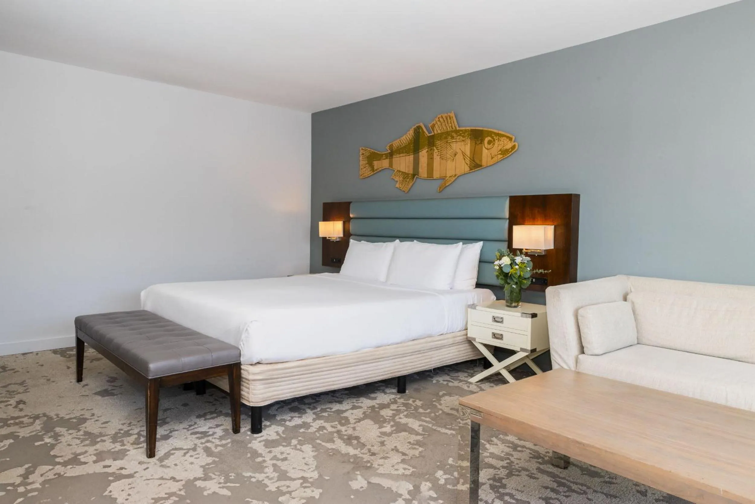 Bed in Lakehouse Resort