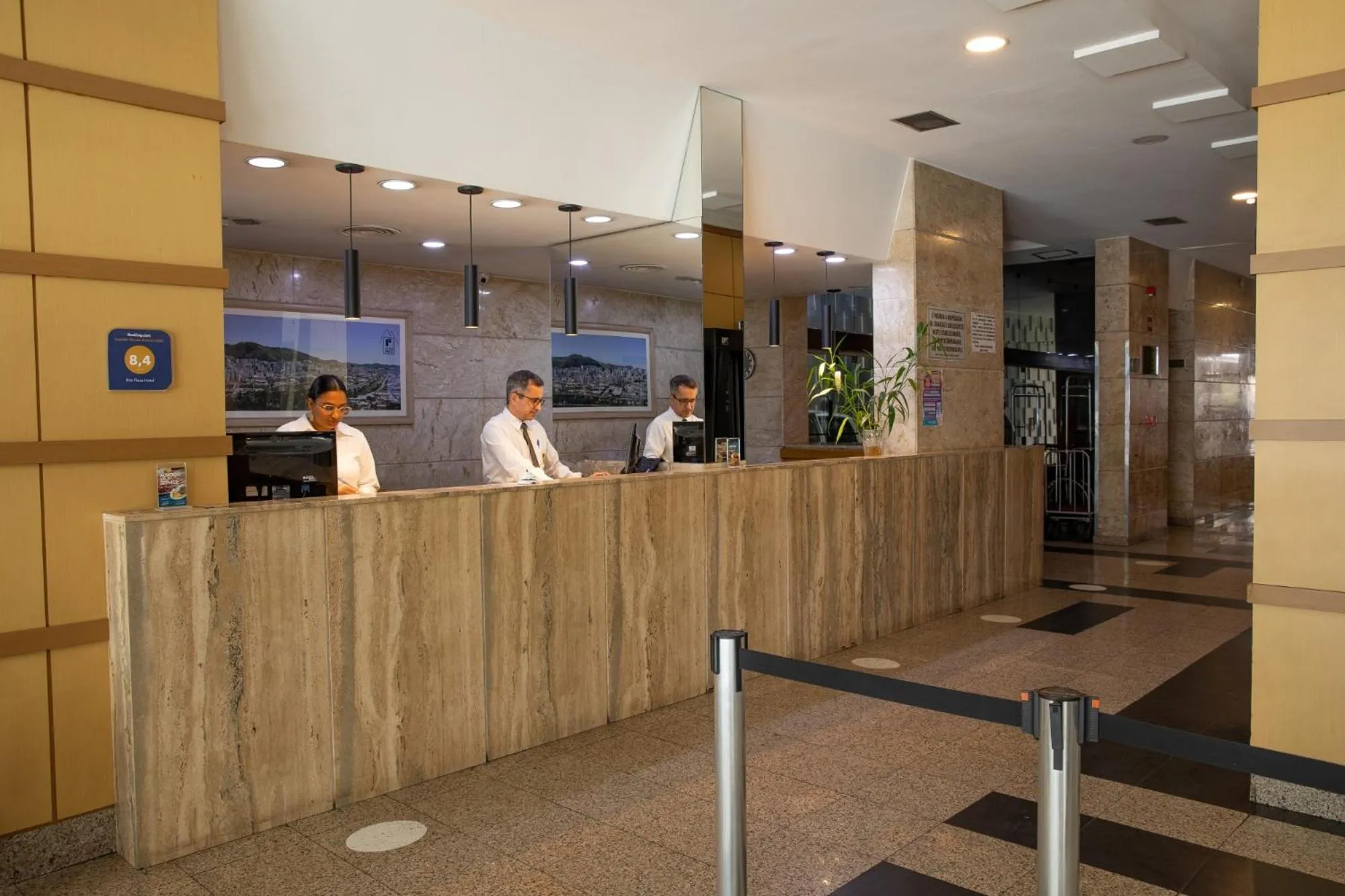 Staff in Ritz Plaza Hotel