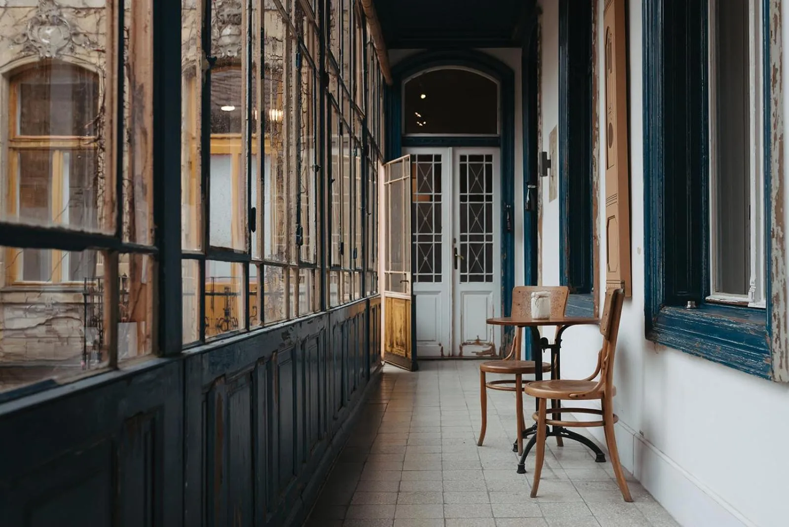 Seating area in Brody House - boutique hotel