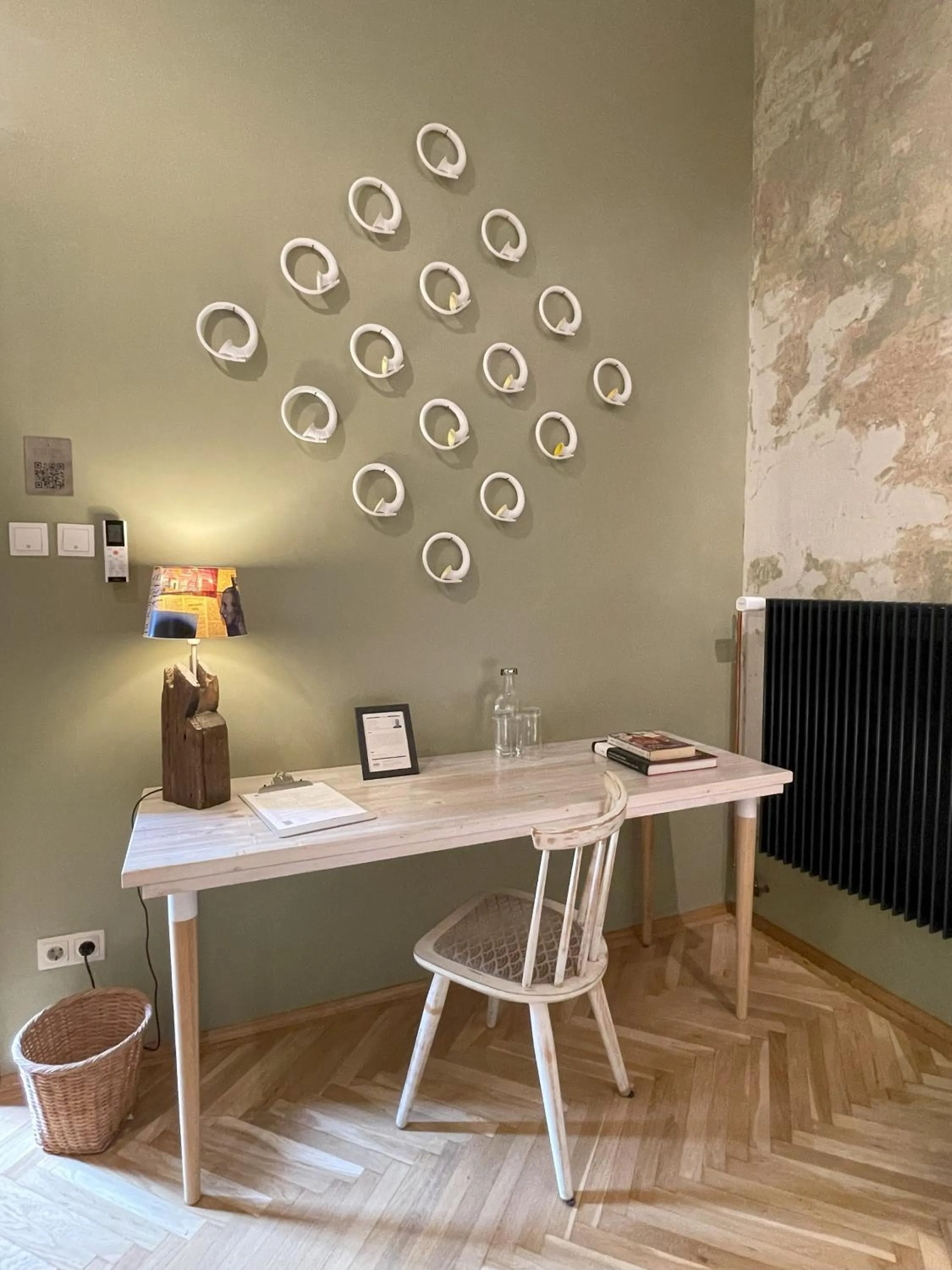 Seating area in Brody House - boutique hotel