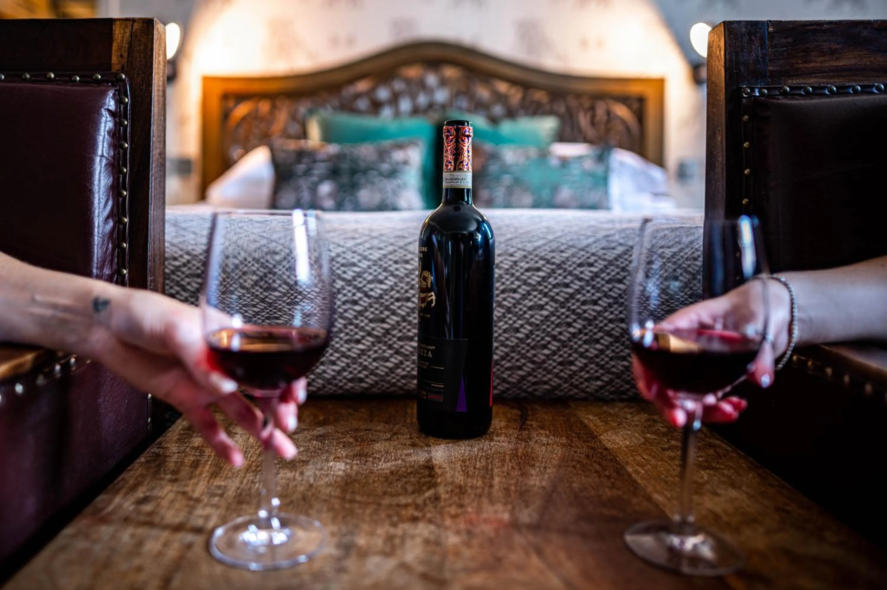 Bed in Elephant Hotel