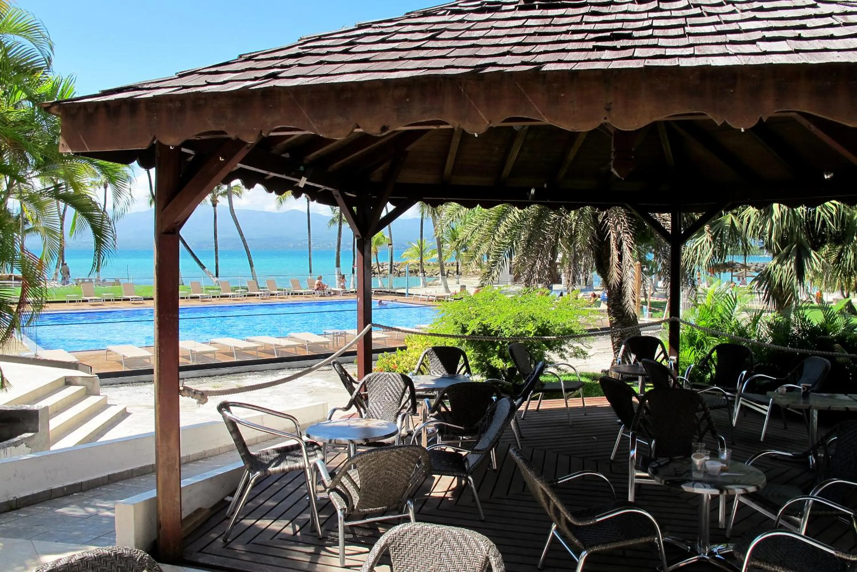 Patio in Hotel Fleur d'Epee