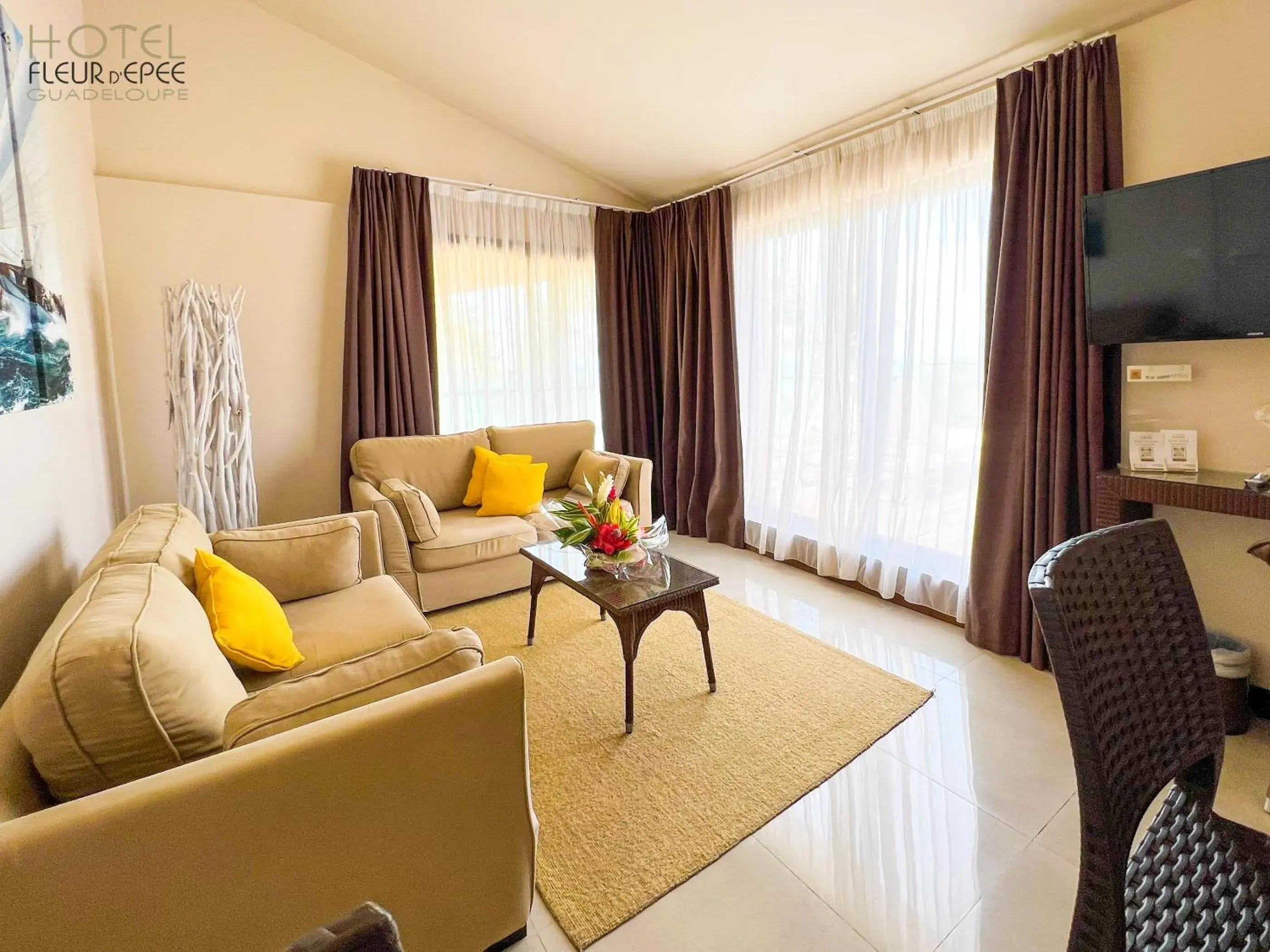Junior Suite with Terrace - Sea View in Hotel Fleur d'Epee Junior Suite with Terrace - Sea View in Hotel Fleur d'Epee