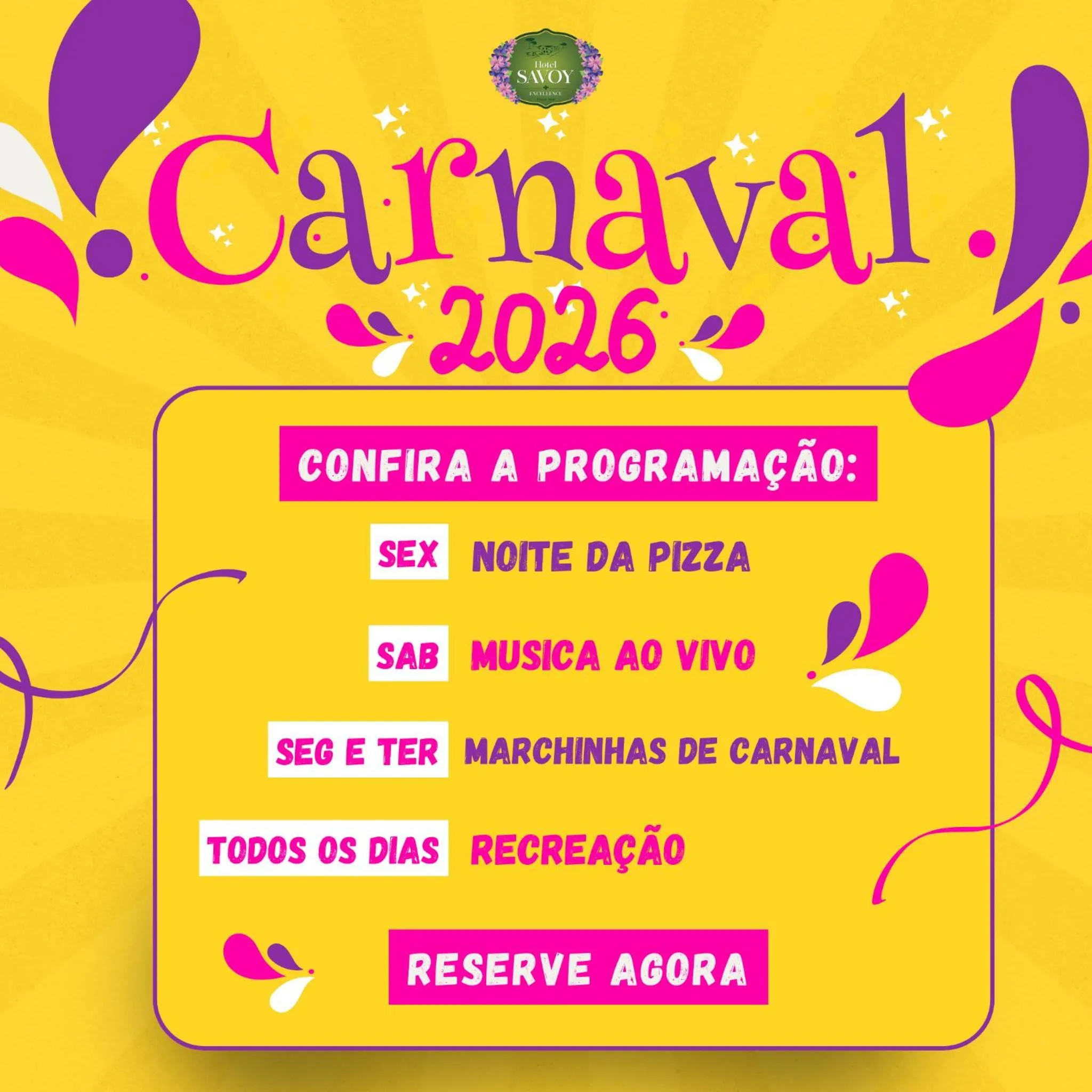 Text overlay in Hotel Savoy Excellence