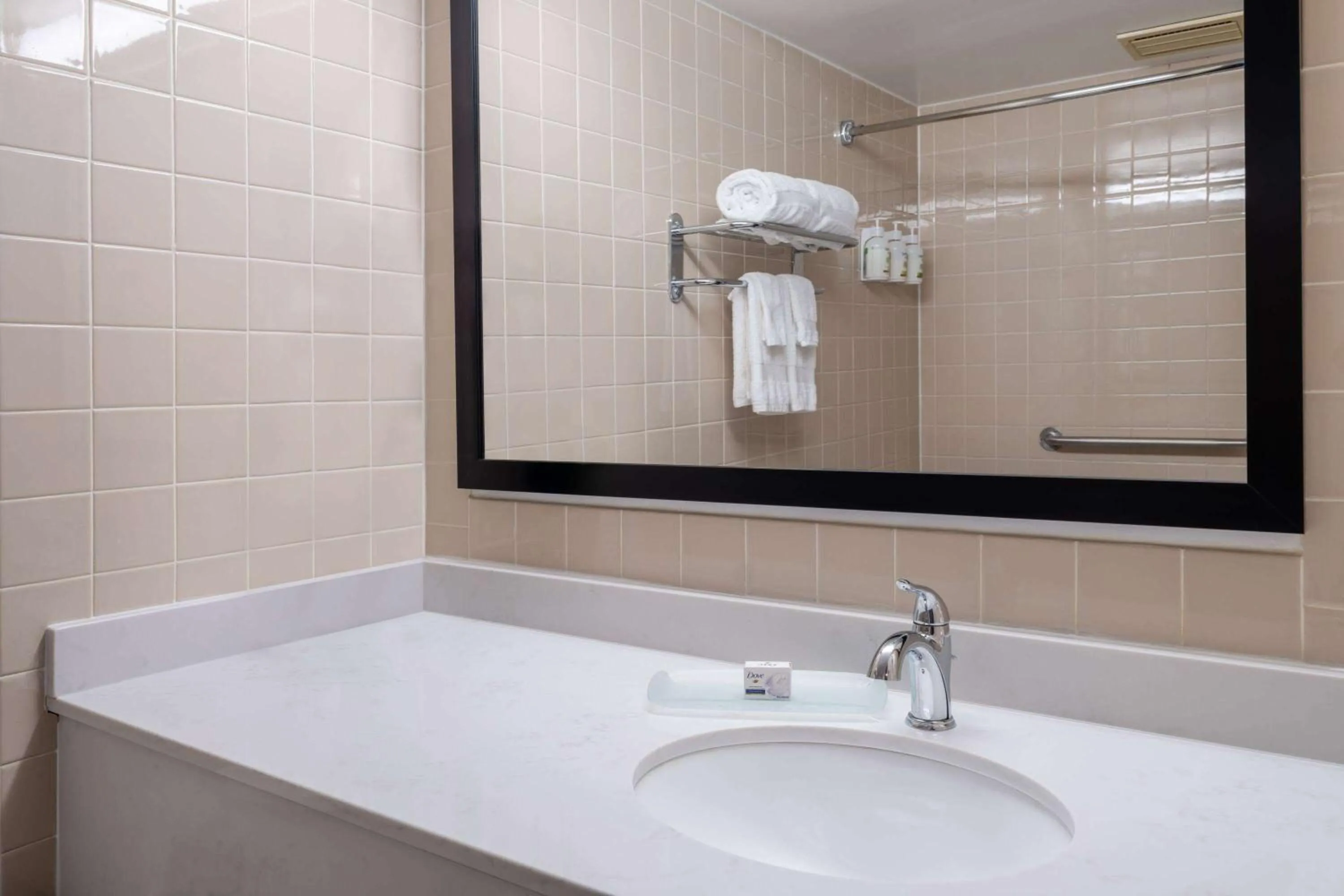 Bathroom in Ramada by Wyndham Thunder Bay Airlane Hotel