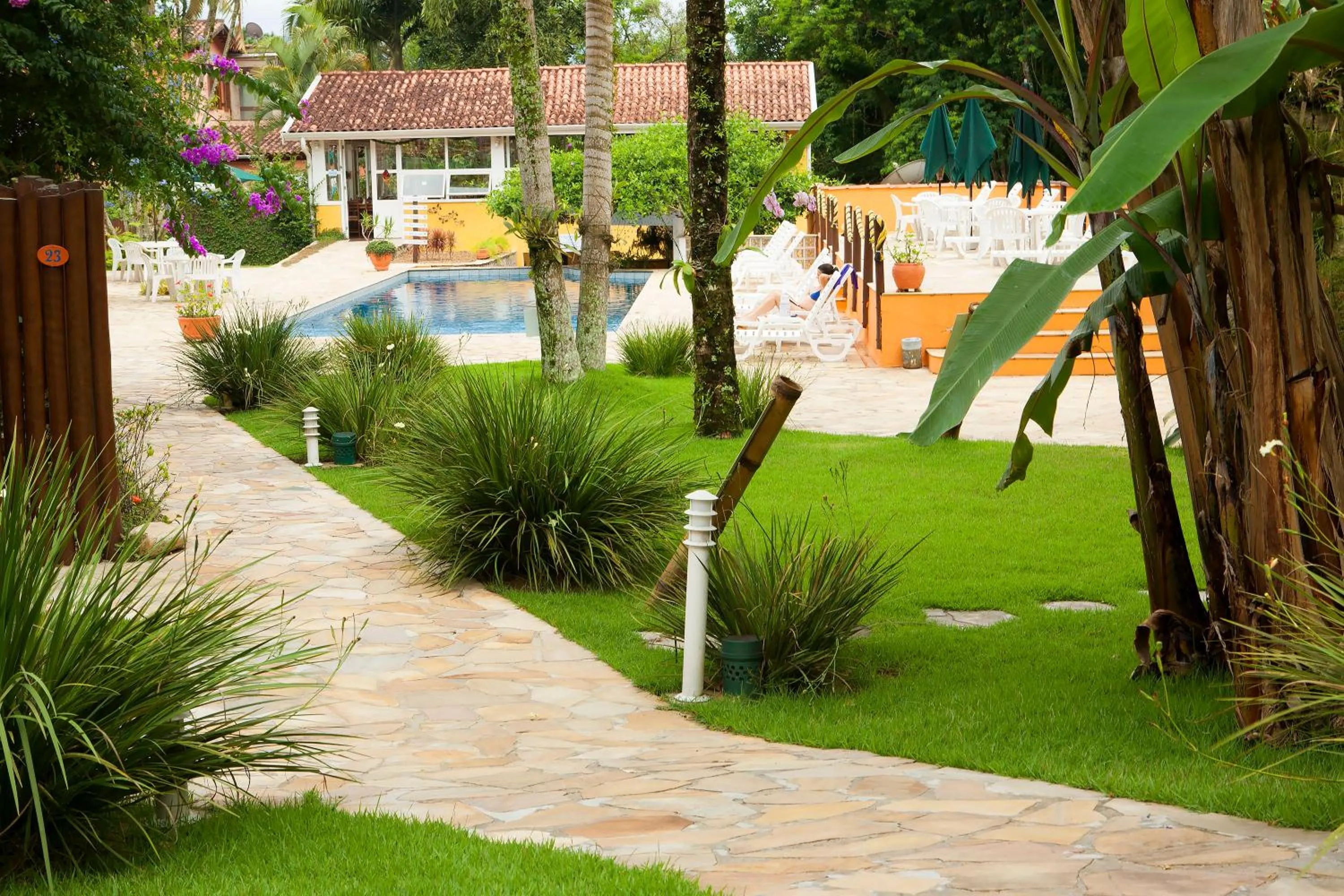 Garden view in Hotel Ilhasol