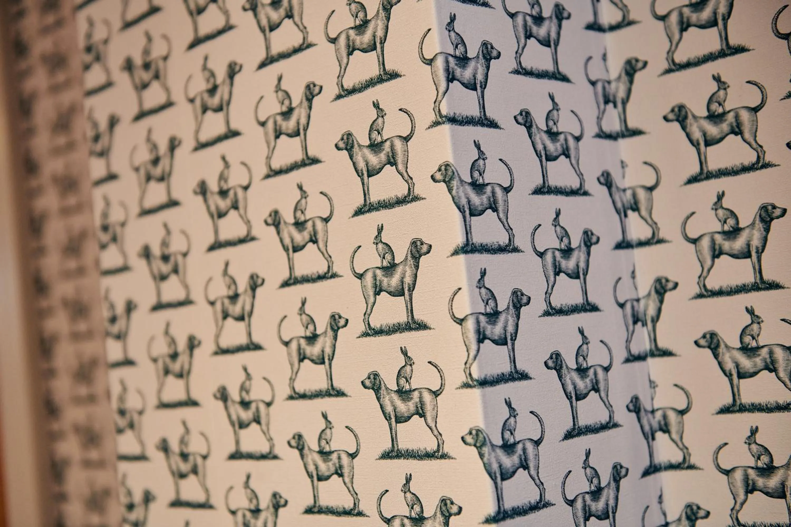 Decorative detail in Hare and Hounds - Newbury