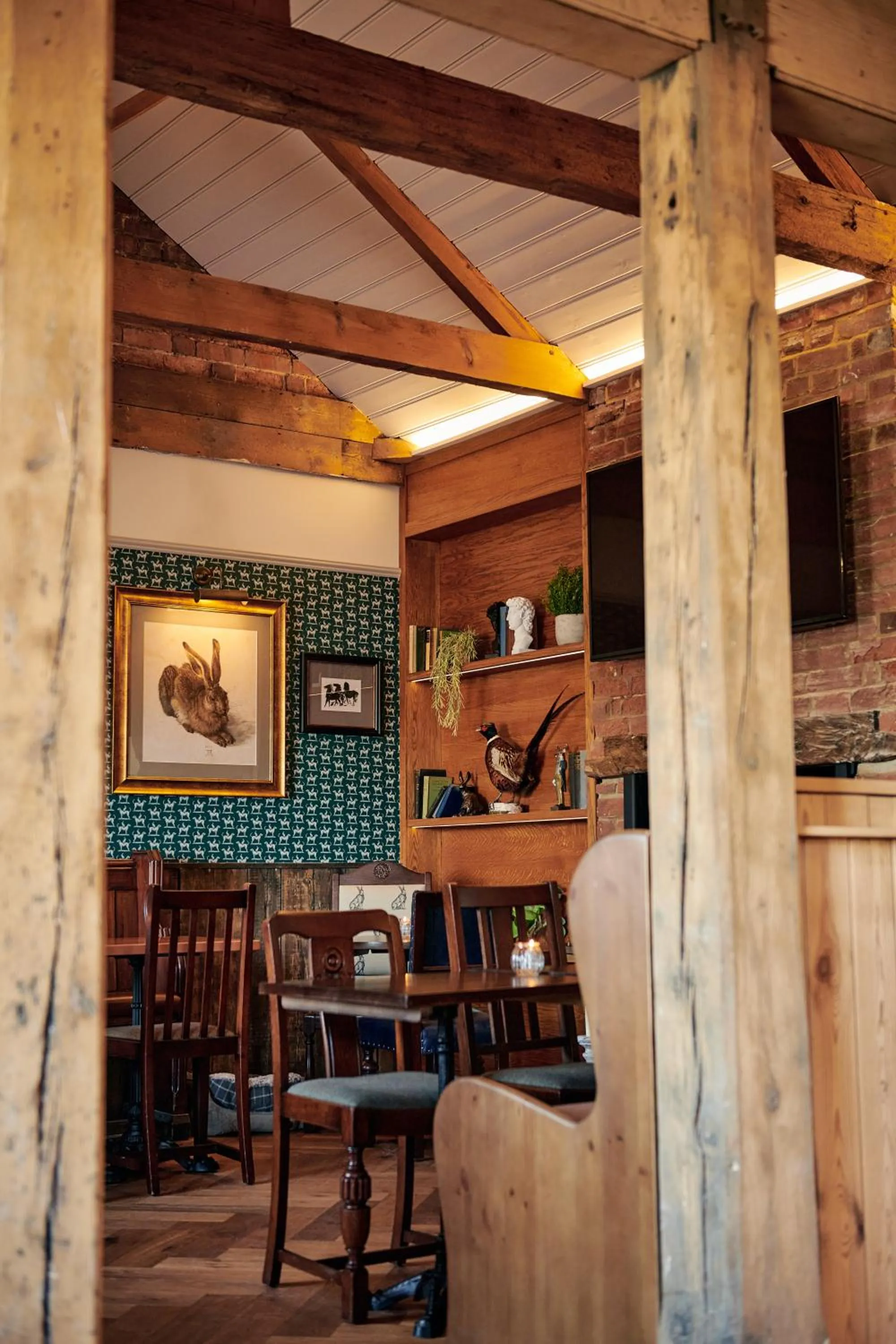 Seating area in Hare and Hounds - Newbury