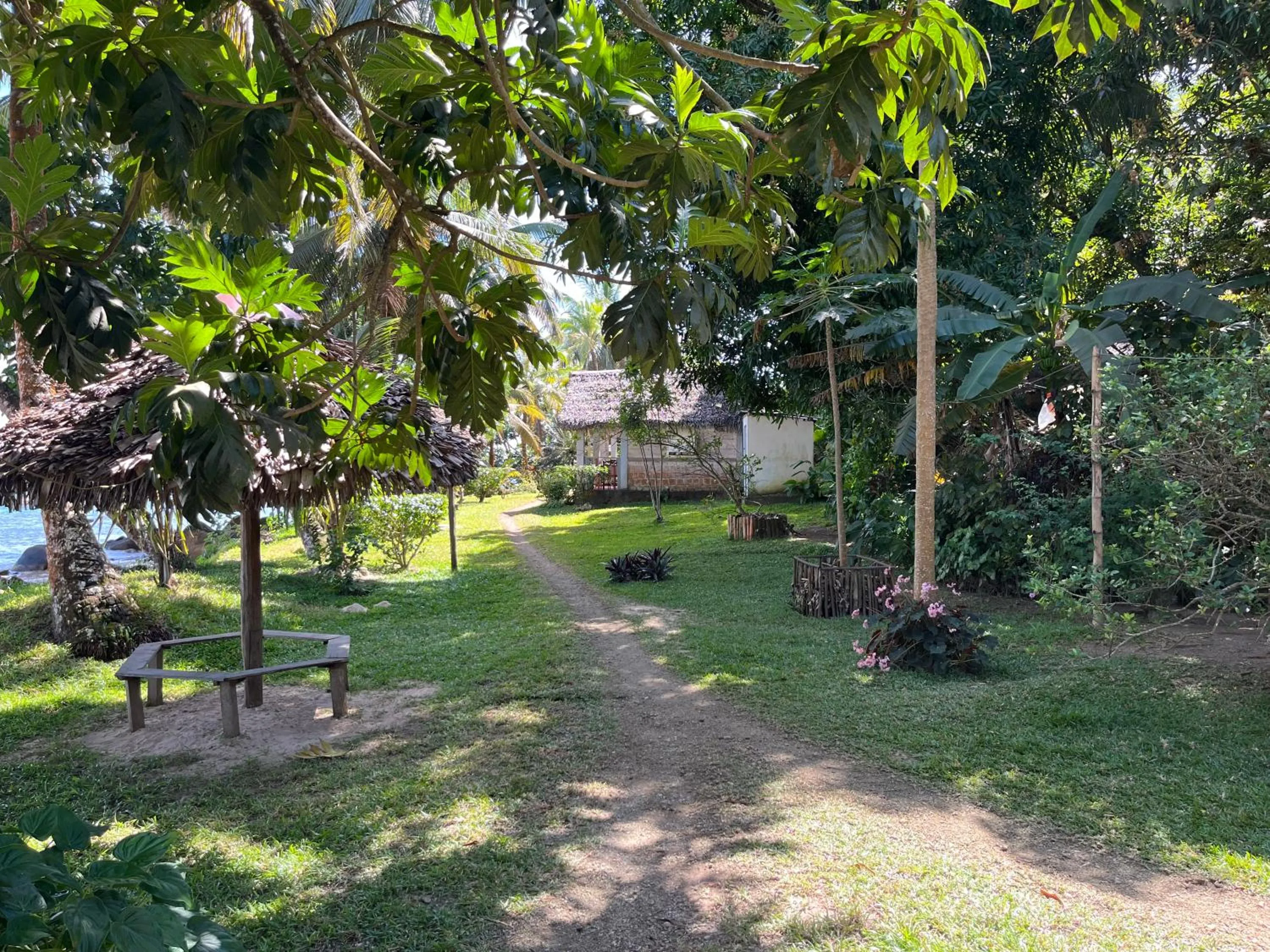 Garden view in Le Rocher