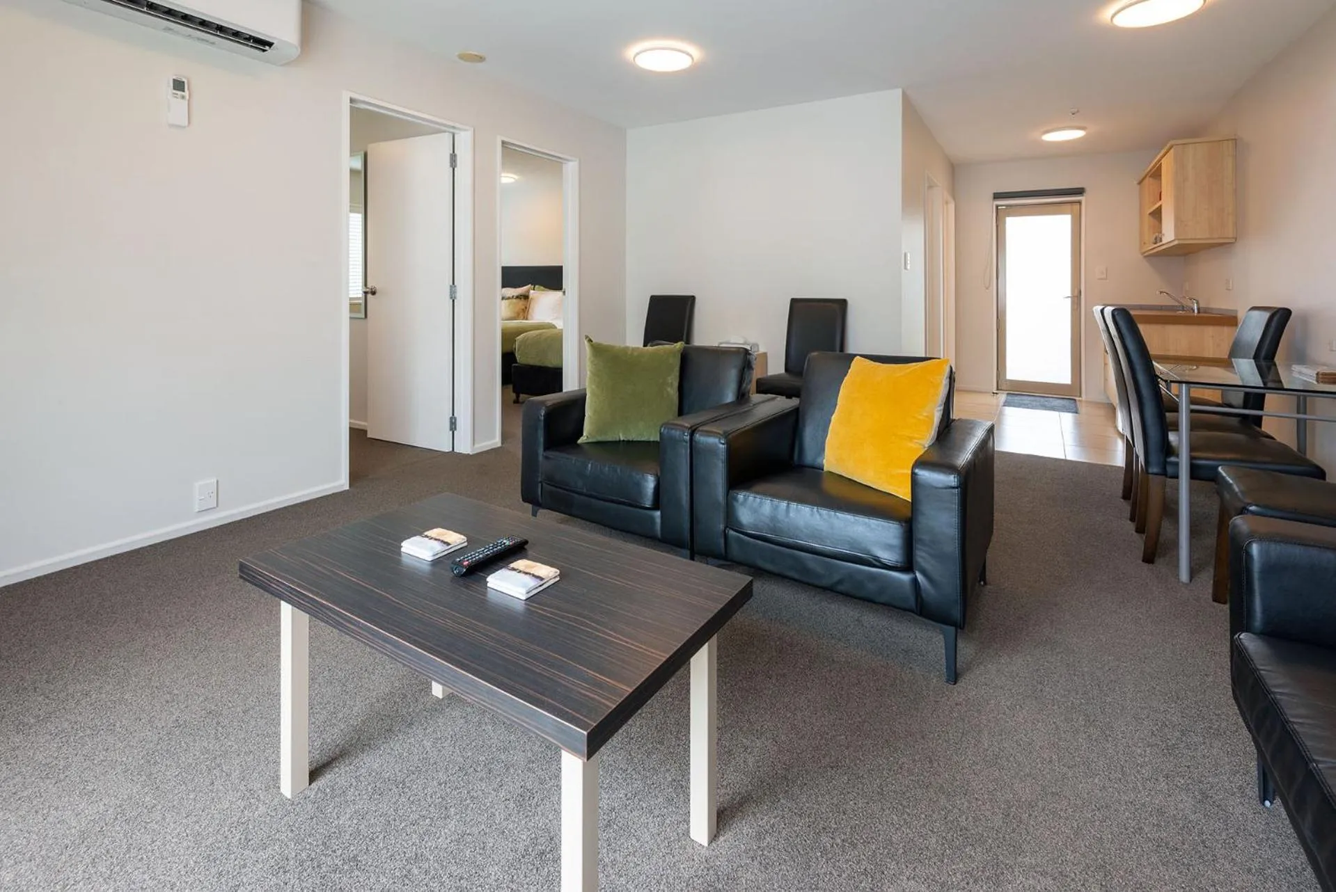 Living room in Tussock Peak Lodge