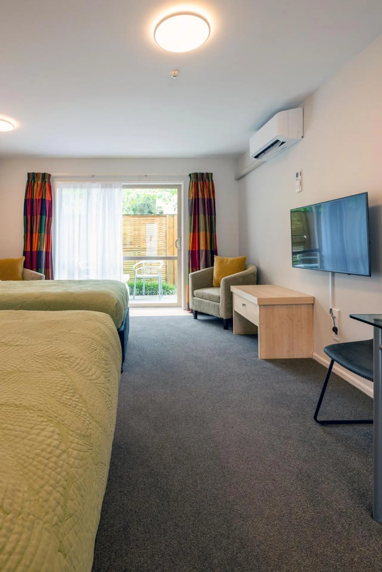 Patio in Tussock Peak Lodge