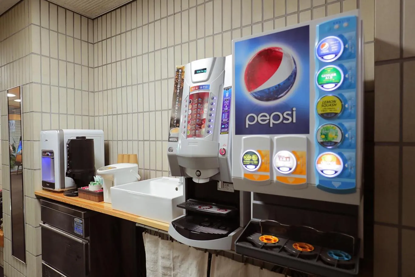 Non alcoholic drinks in Hotel Sun Garden Matsuyama