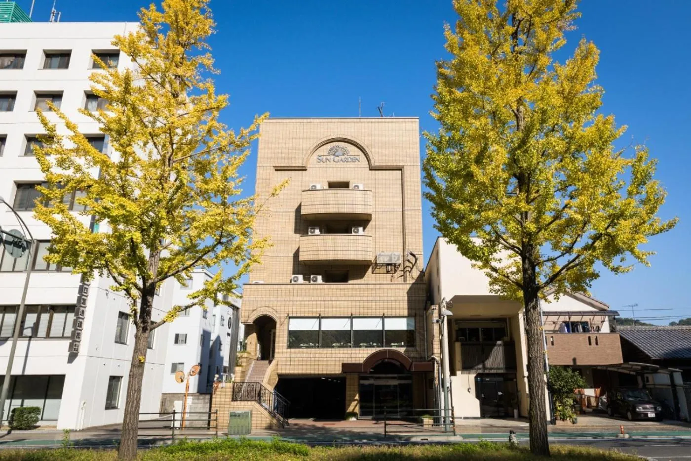 Facade/entrance in Hotel Sun Garden Matsuyama