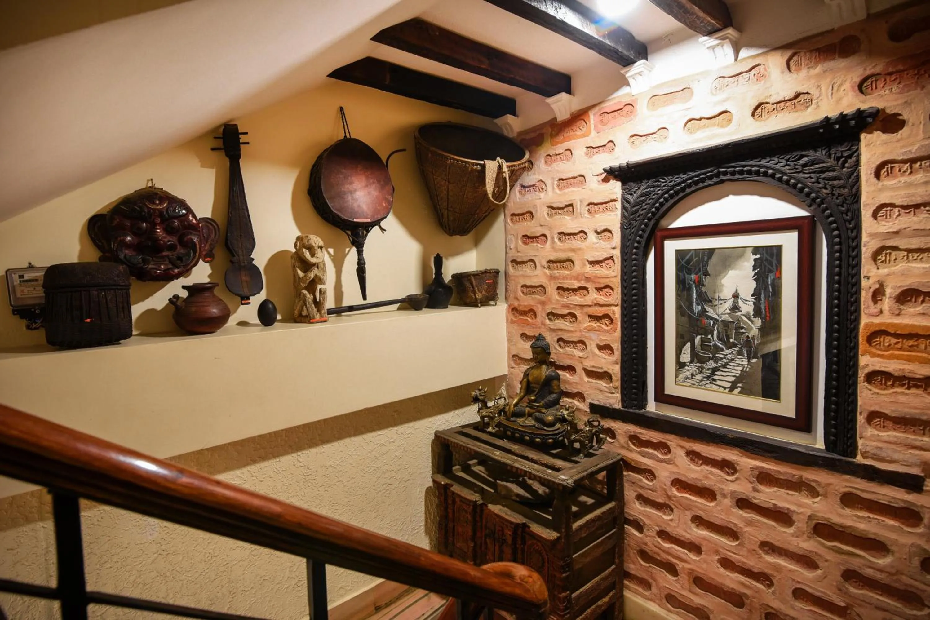 Decorative detail in Nepal Pavilion Inn