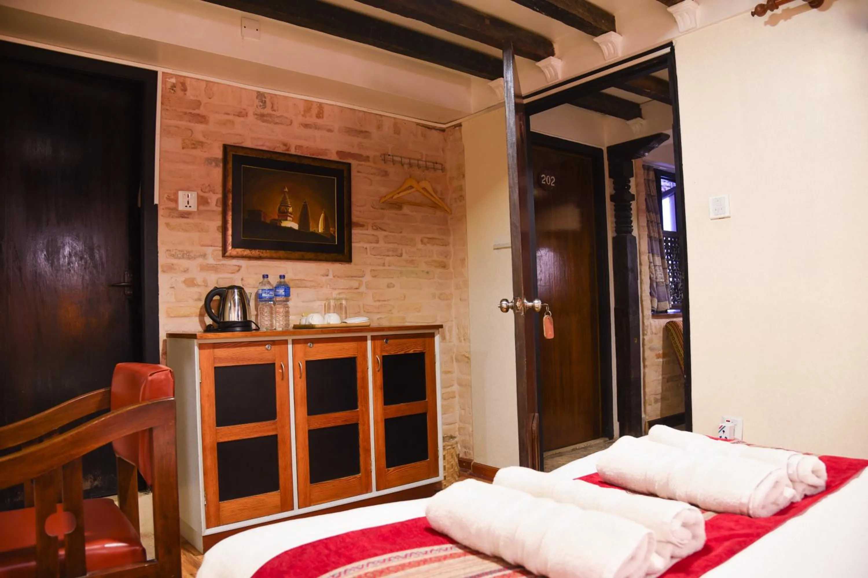 Bedroom, Bed in Nepal Pavilion Inn