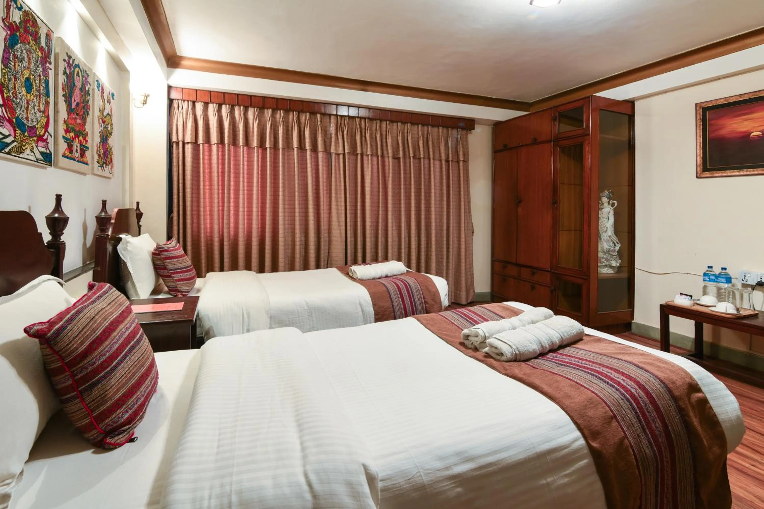 Bedroom, Bed in Nepal Pavilion Inn